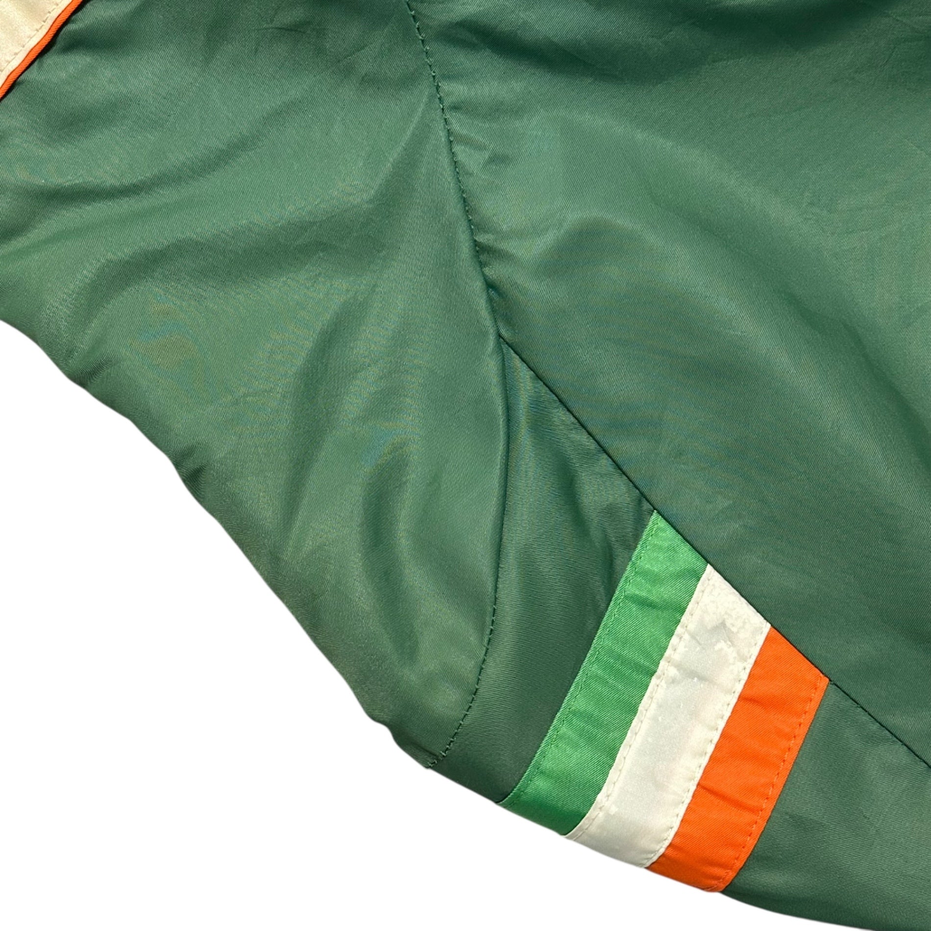 JC Penney(ジェーシーペニー) 70's Fleece-Lined Zip-Up Jacket 70年代 ヴィンテージ 内 ボア ジップアップ ジャケット XL グリーン BOYS
