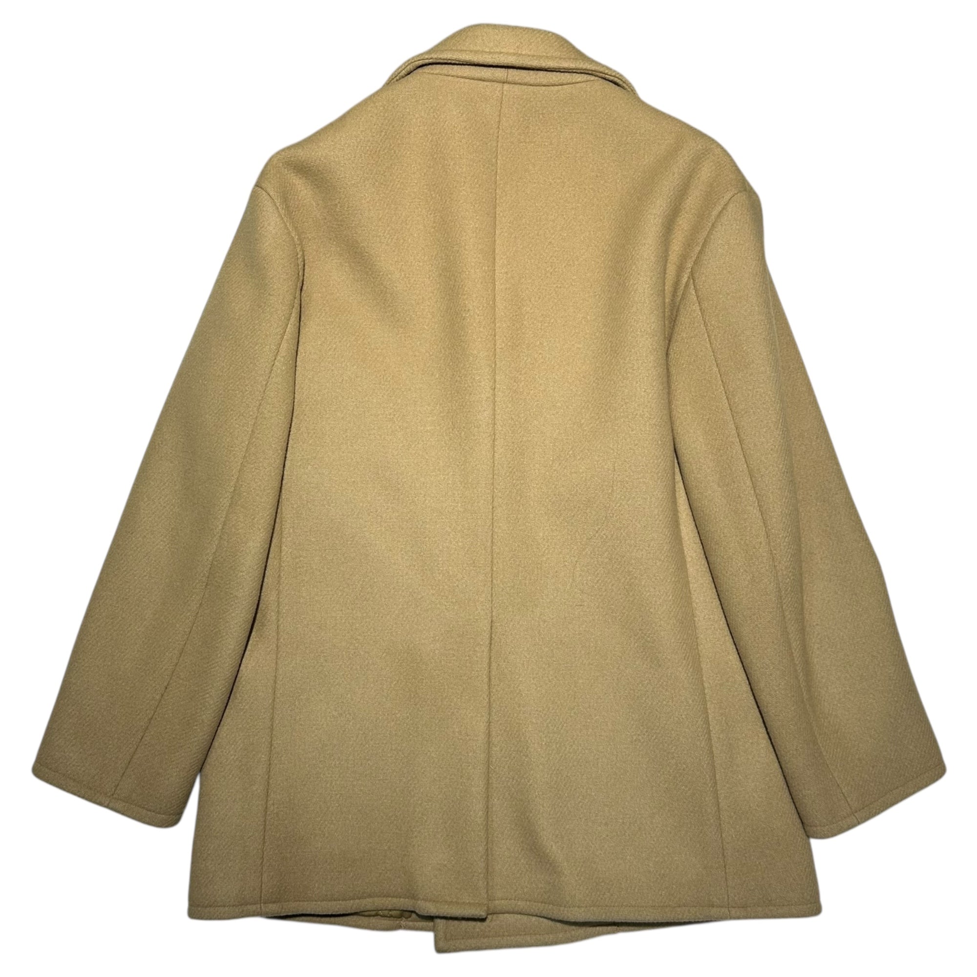 POLO RALPH LAUREN(ポロラルフローレン) 90's Wool Melton P Coat ウール メルトン Pコート CC-RL-KA-0006 L ベージュ 90年代 ヴィンテージ