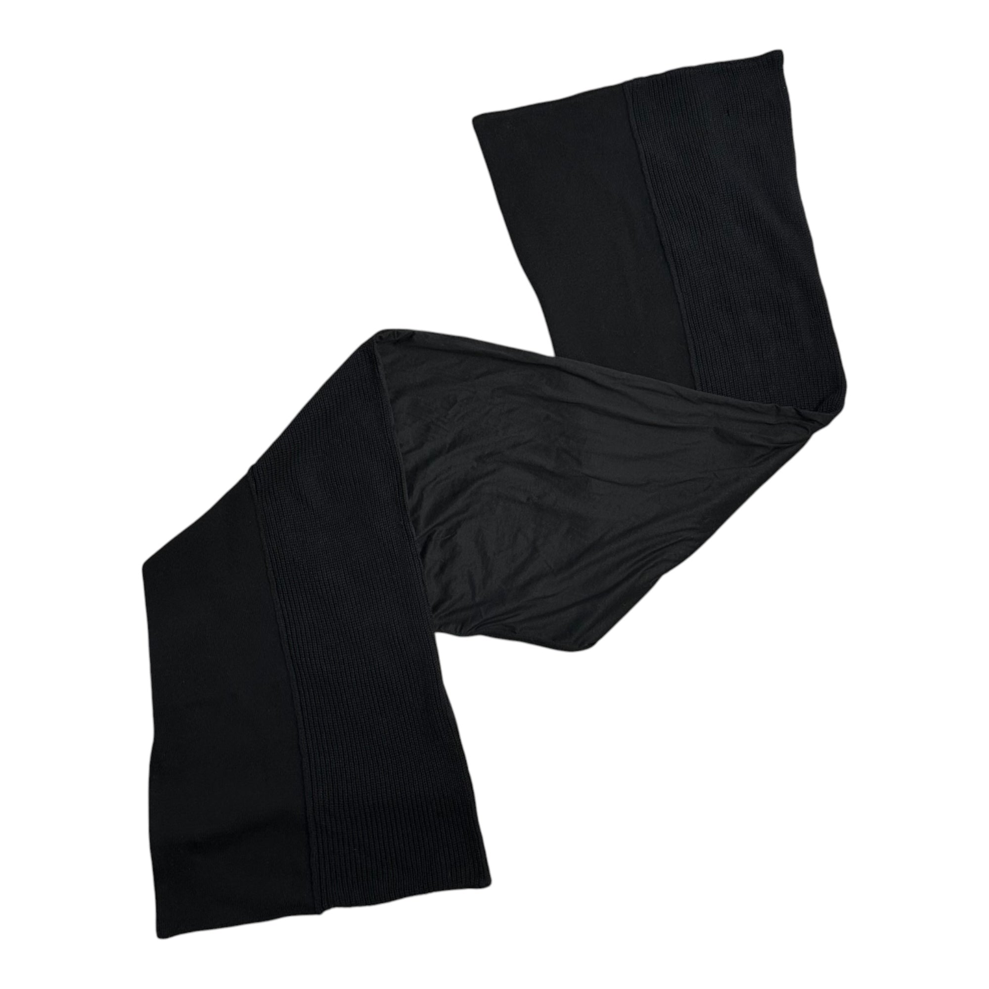The Viridi-anne(ザヴィリディアン) 20AW Cotton-wool scarf コットン ウール マフラー VI-3294-09 ブラック