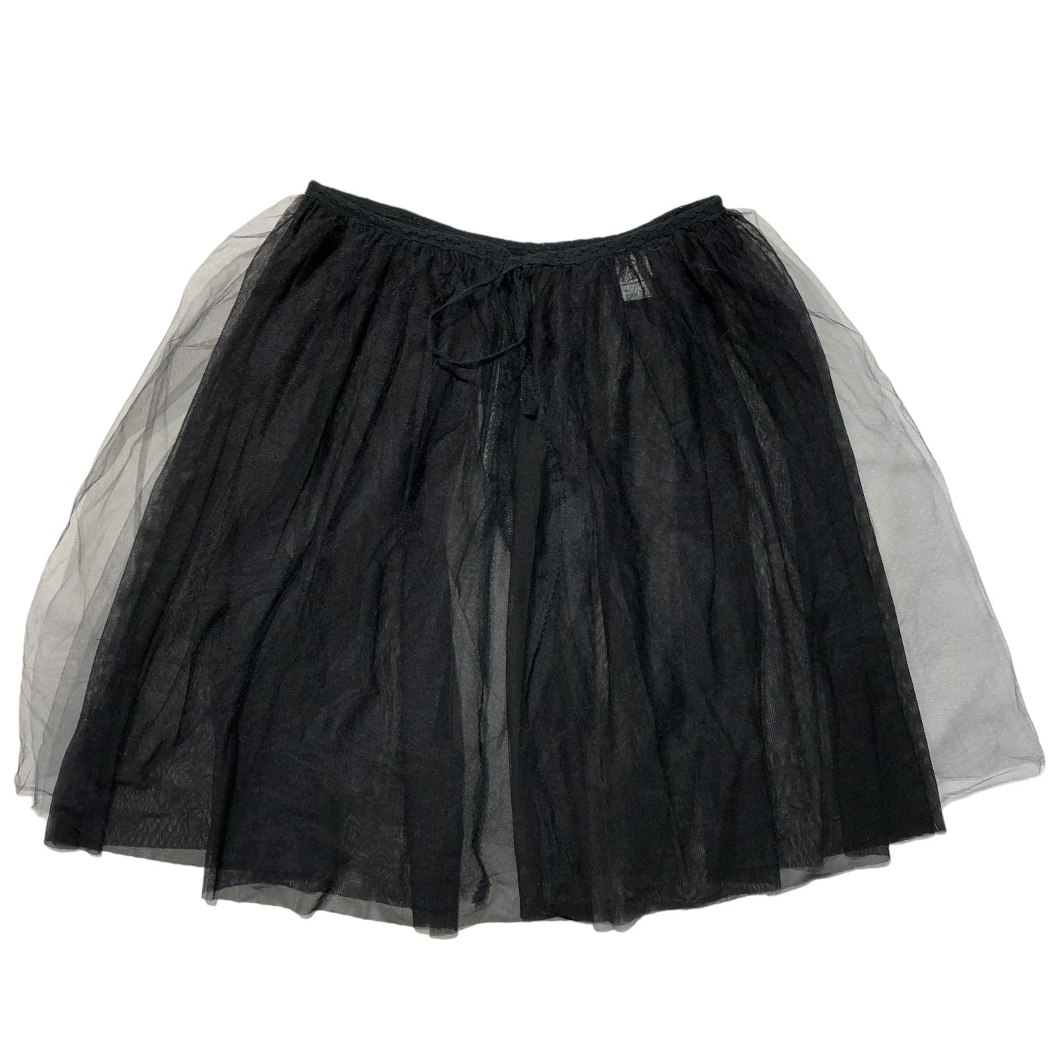 Vlas Blomme(ヴラスブラム) Tulle wrapped skirt チュール 巻きスカート 135237 FREE ブラック