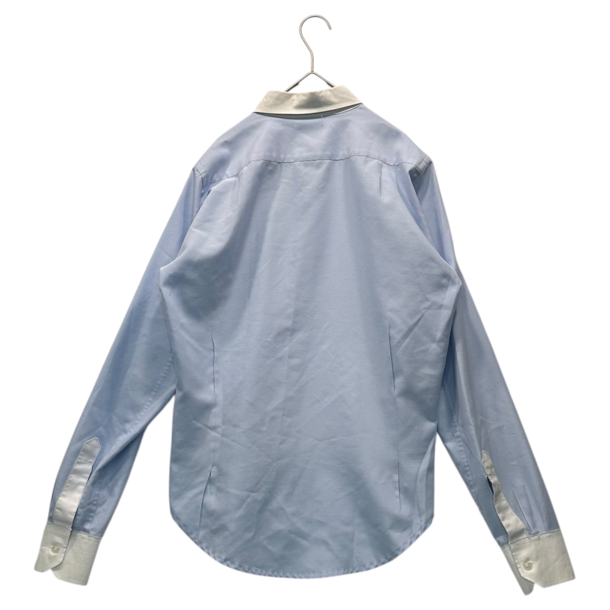 Maison Martin Margiela×10 corso como(メゾンマルタンマルジェラ×ディエチコルソコモ) 00's Archive Cleric Shirt アーカイブ クレリック シャツ 1 スカイブルー×ホワイト コラボ