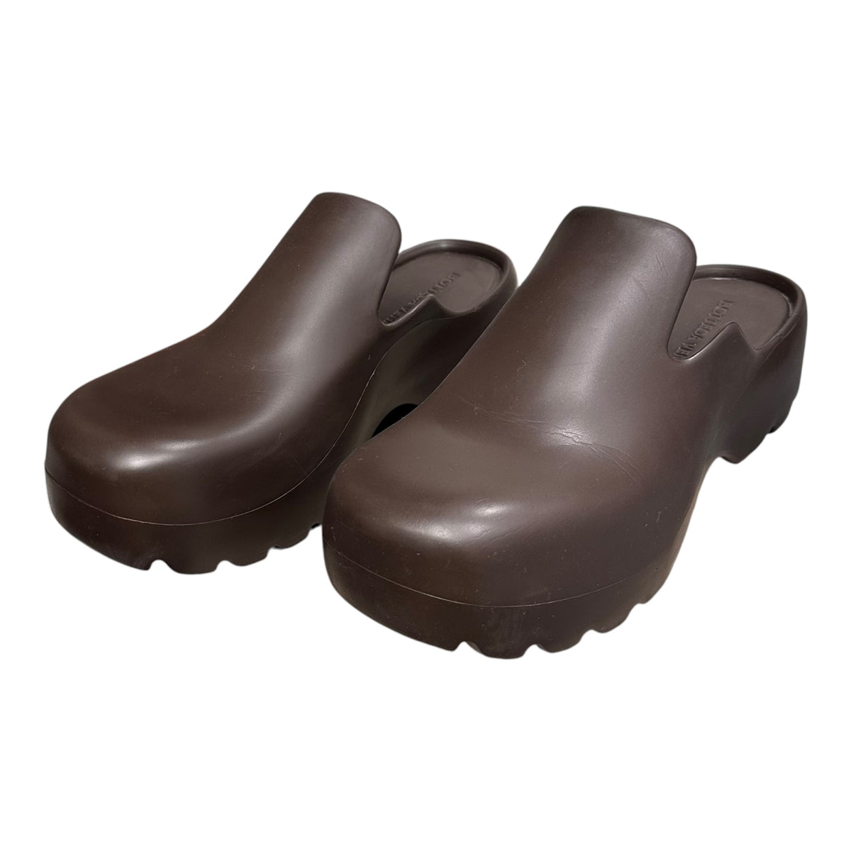 BOTTEGA VENETA(ボッテガヴェネタ) Rubber Flash Clog Sandals ラバー フラッシュ クロッグ サンダル 43 ブラウン