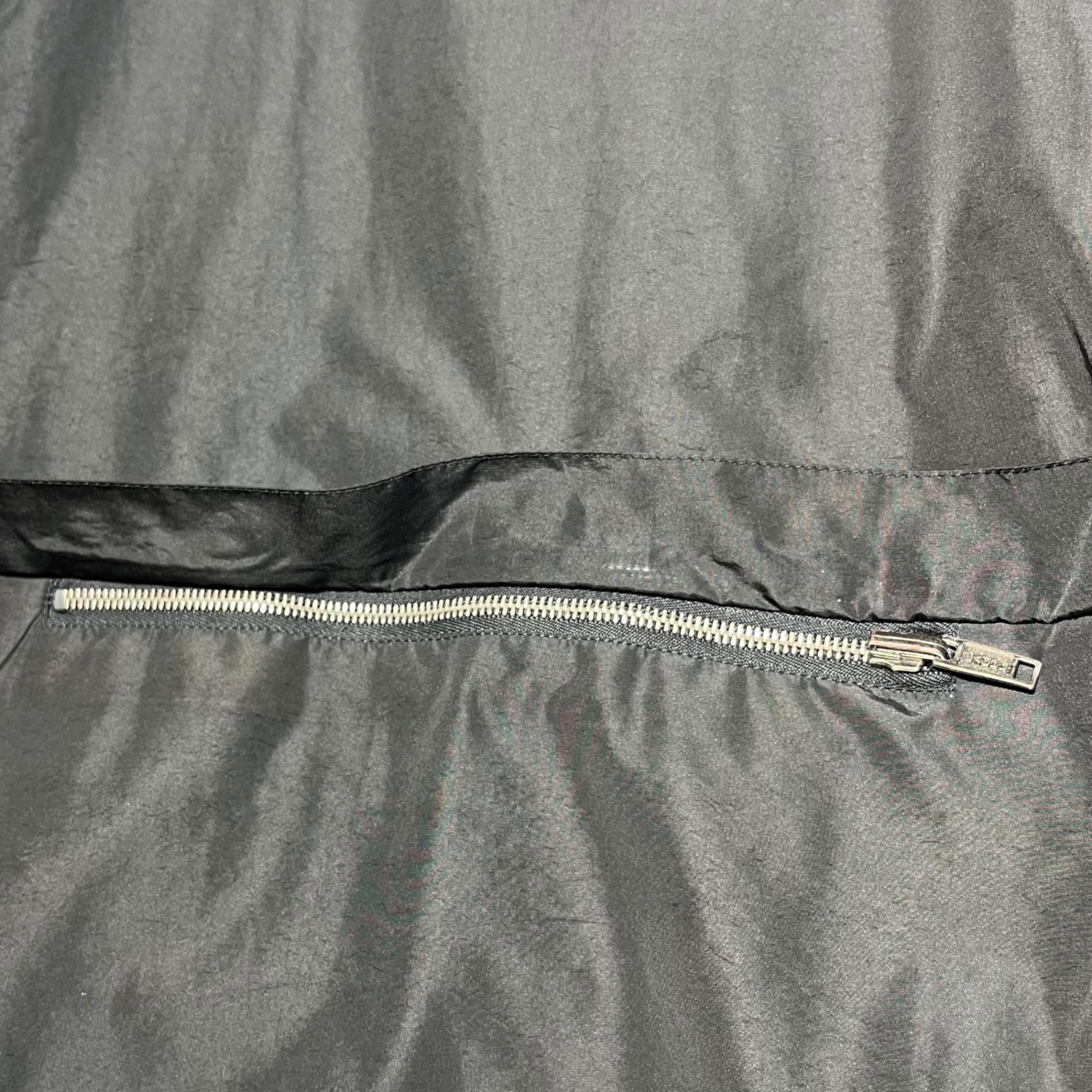 GUCCI(グッチ) 00's Archive mesh layered nylon hoodie アーカイブ メッシュ レイヤード ナイロン パーカー 48(L程度) ブラック Y2K マウンテンパーカー ジャケット