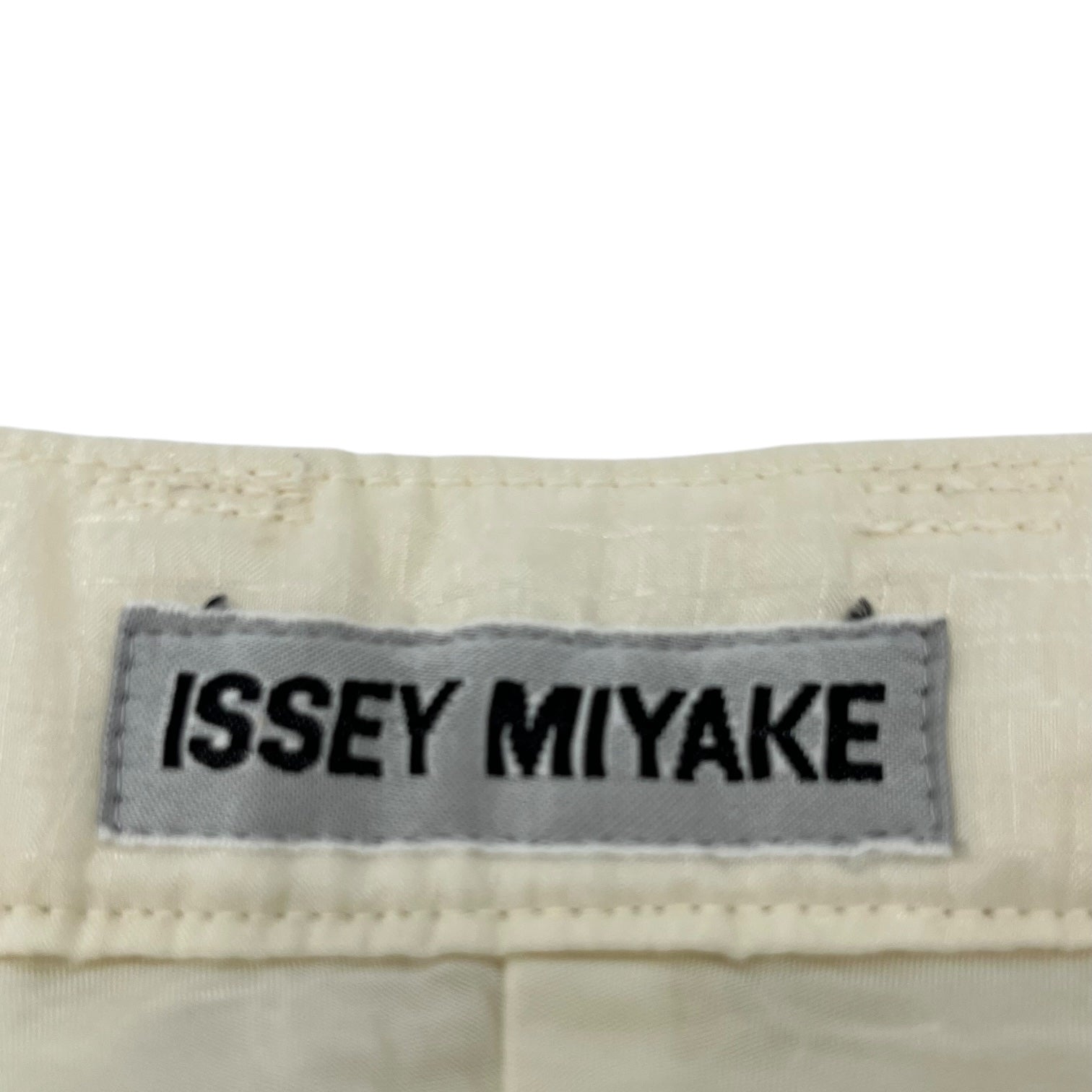 ISSEY MIYAKE(イッセイミヤケ) 98AW Archive side zip parachute pants アーカイブ サイド ジップ パラシュート パンツ IM84-FF934 S ホワイト
