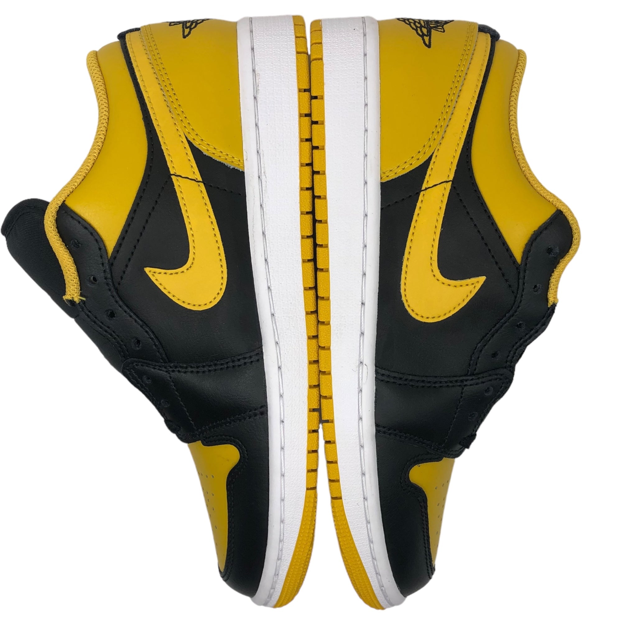 NIKE(ナイキ) AIR JORDAN 1 LOW エアジョーダン 1 ロー 553558-072 25.5cm イエローオークル×ブラック ローカット スニーカー