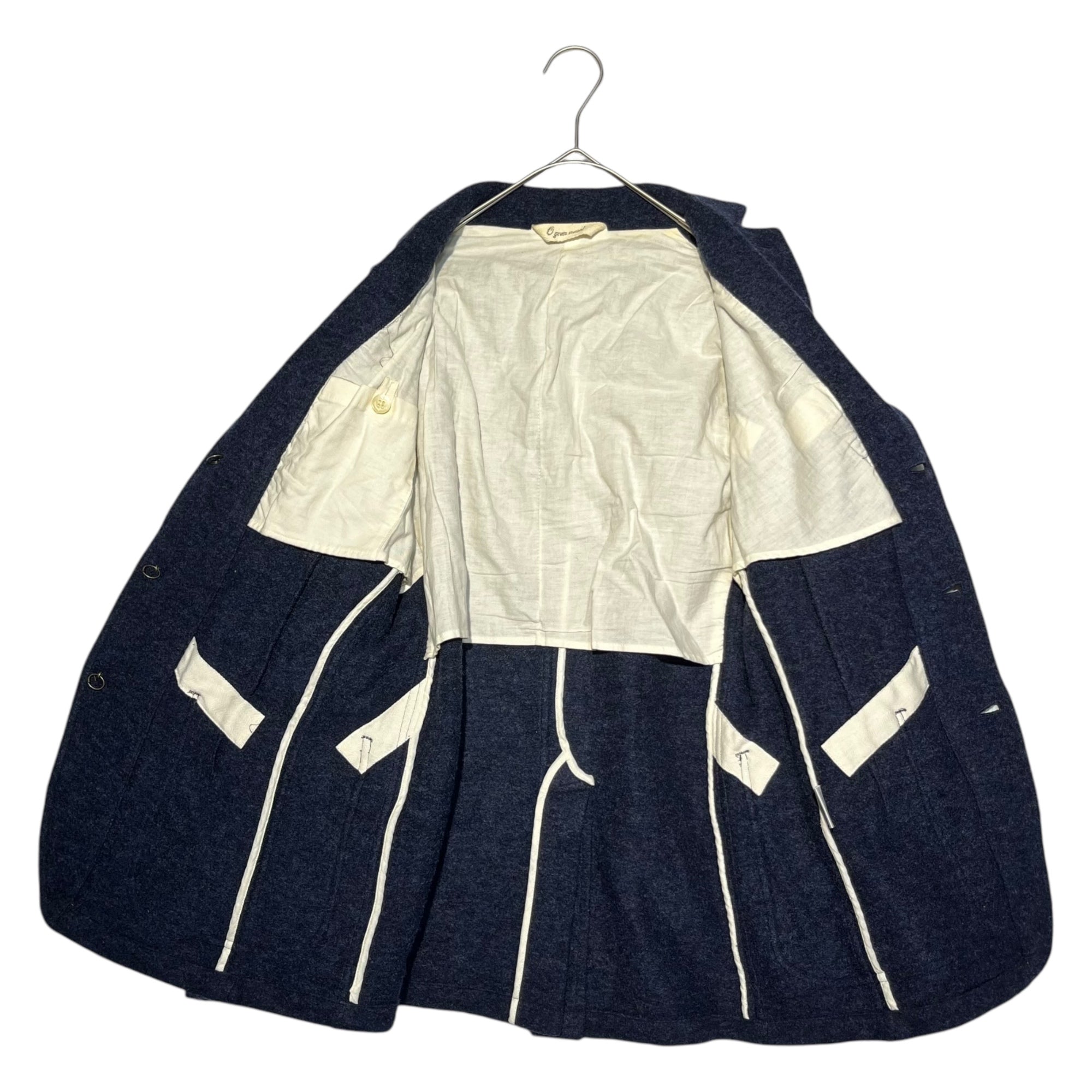 O gran naso !(オーグランナーゾ) wool setup suit ウール セットアップ スーツ SIZE S ネイビー 日本製