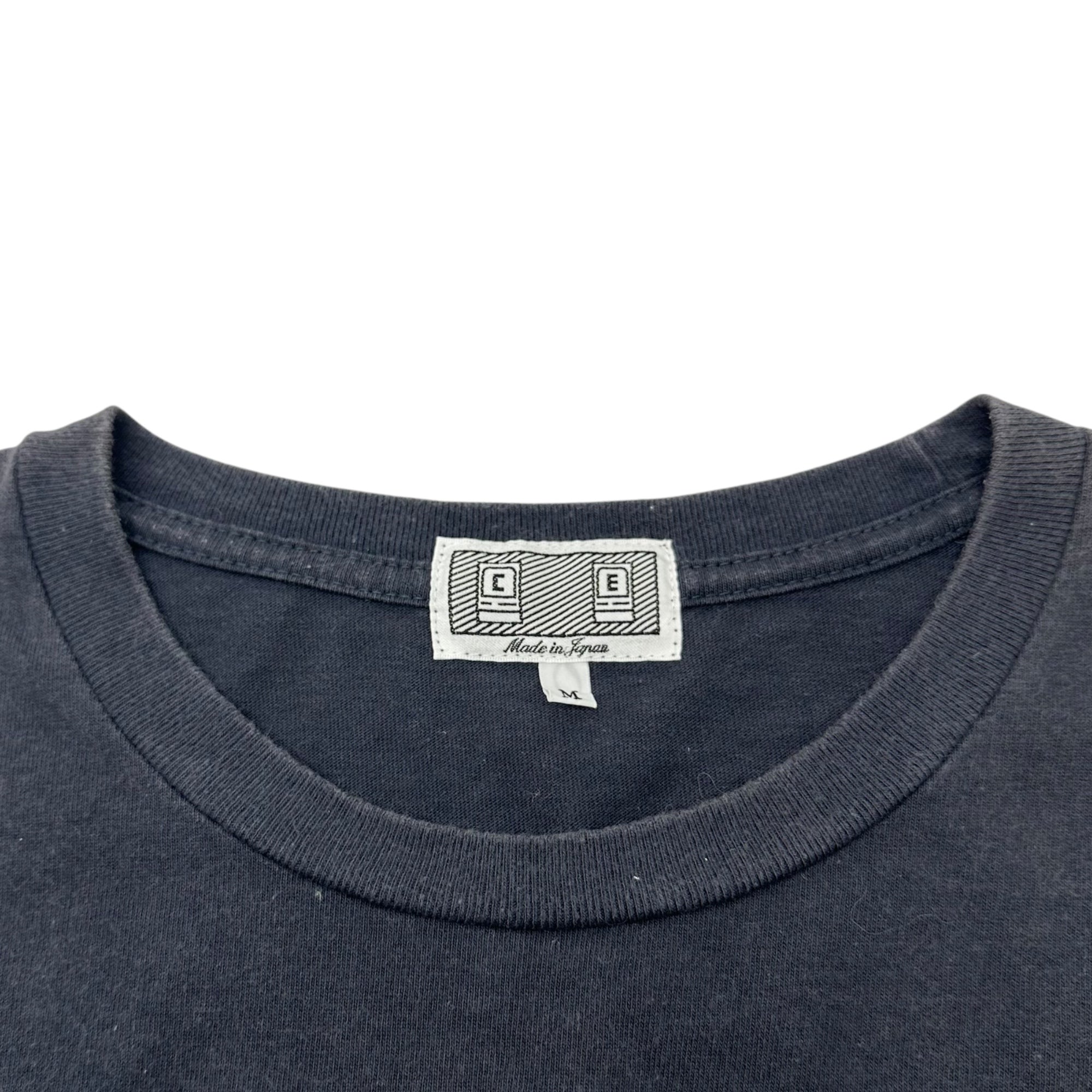 C.E×the POOL aoyama(シーイー×ザプールアオヤマ) 16SS LIVING DEATH TEE グラフィック プリント 半袖 Tシャツ M グレー 藤原ヒロシ