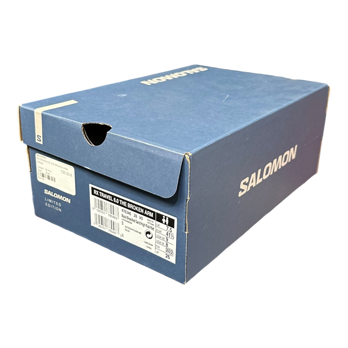 Salomon×The Broken Arm(サロモン×ザ・ブロークン・アーム) RX TRAVEL 6.0 476340 26cm ブラック×マルチカラー スニーカー