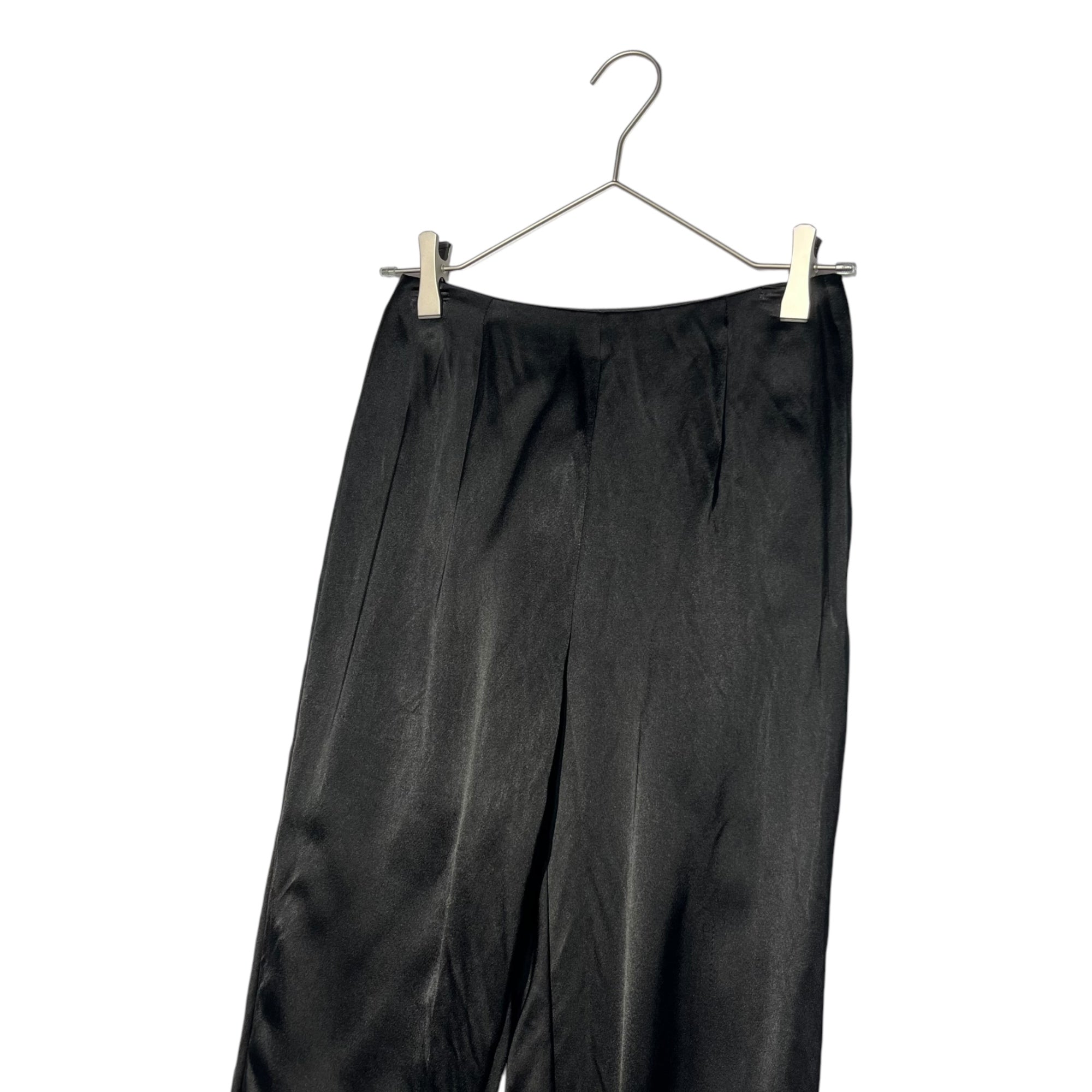 COMME des GARCONS(コムデギャルソン) 90's Vintage flare hem cropped satin pants 90年代 ヴィンテージ 裾 フレア クロップド サテン パンツ 川久保玲 GP-11012S S ブラック AD1992