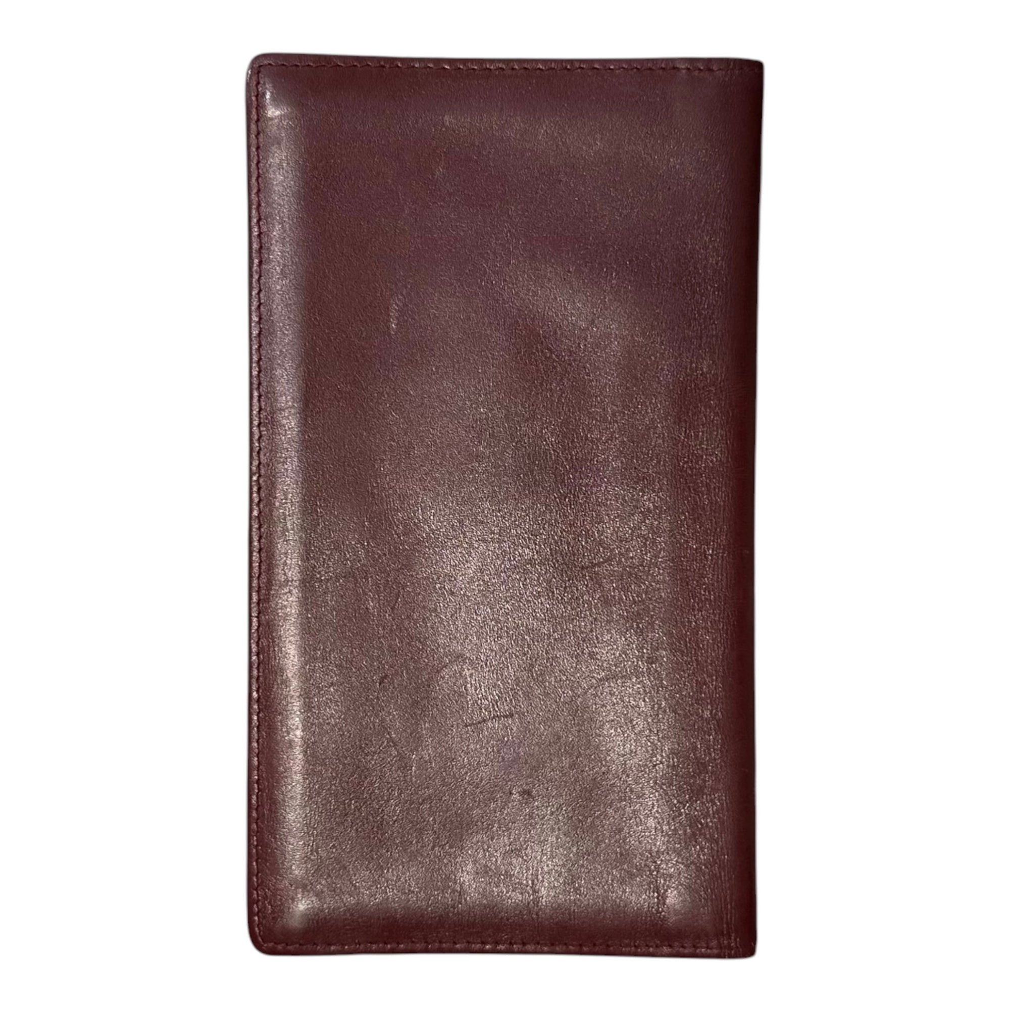 Cartier(カルティエ) Must de Cartier card case マスト ライン カード ケース ボルドー 札入れ 財布