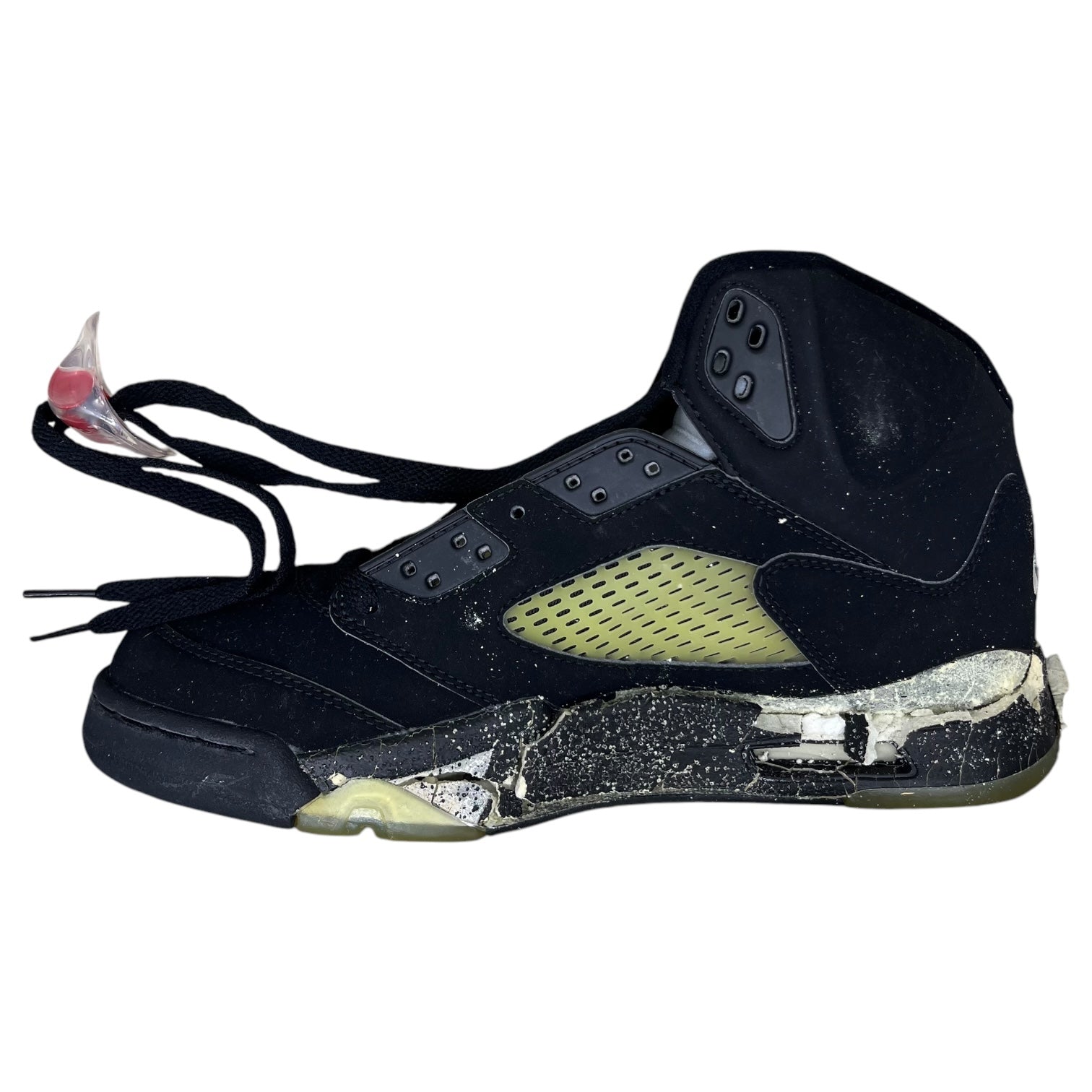 NIKE(ナイキ) 90's 加水分解 AIR JORDAN 5 RETRO ×3点 AIR JORDAN 11 LOW × 1点 計4点セット 136027-001 / 136027-101 / 130270-001 8.5~9(26.5~27cm) 観賞用 コレクション ヴィンテージ スニーカー まとめ