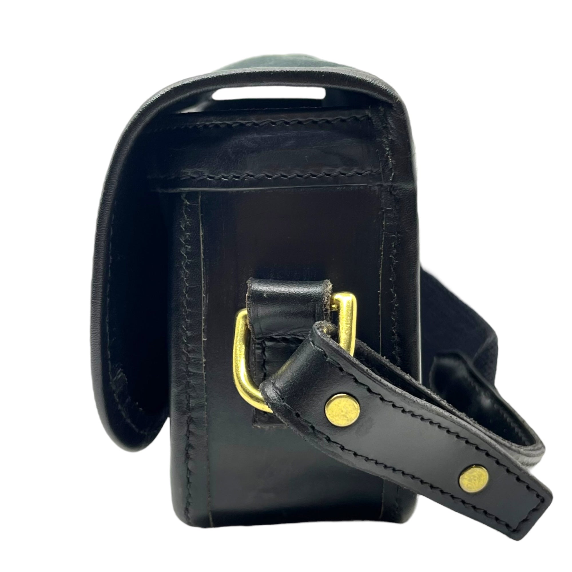 AURALEE × BRADY(オーラリー × ブレディ) TYPE EDEN Cotton canvas x leather mini shoulder bag タイプ 「エデン」 コットンキャンバス × レザー ミニ ショルダー バッグ BRADY22-BBL-02 FREE ブラック 参考定価38,500円(税込)