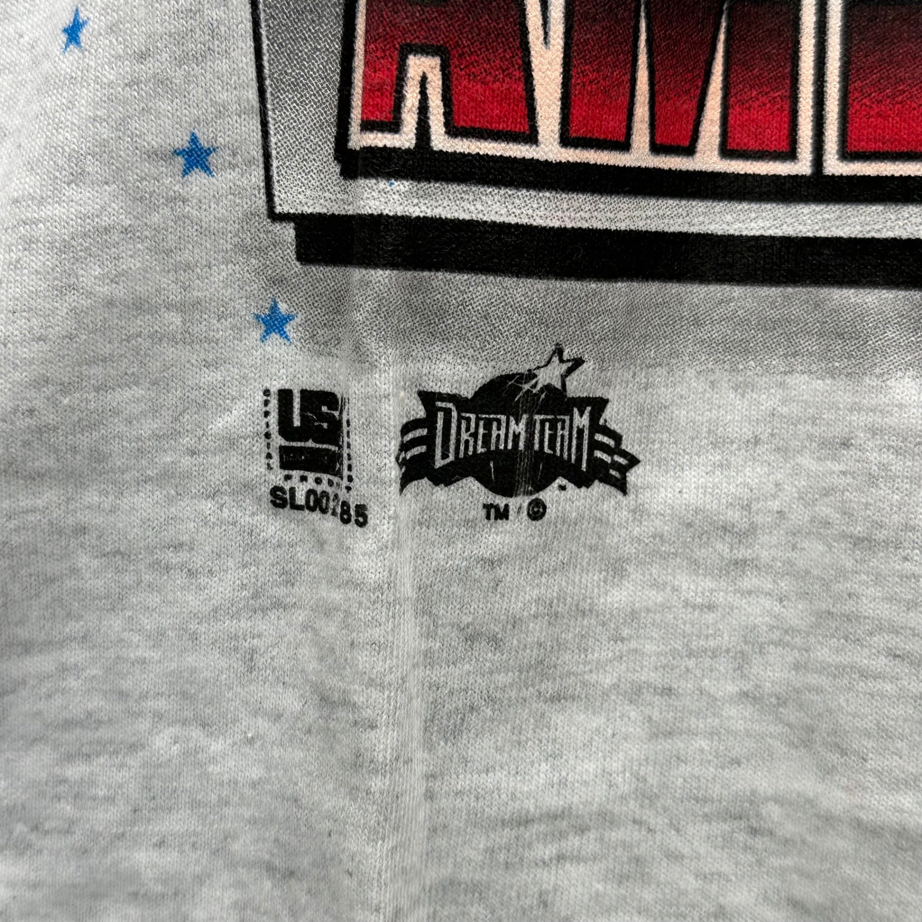 VINTAGE(ヴィンテージ) 90s Dennis Rodman Character T-Shirt 90年代 デニス ロッドマン キャラクター Tシャツ L グレー デッドストック プロプレイヤー NBA