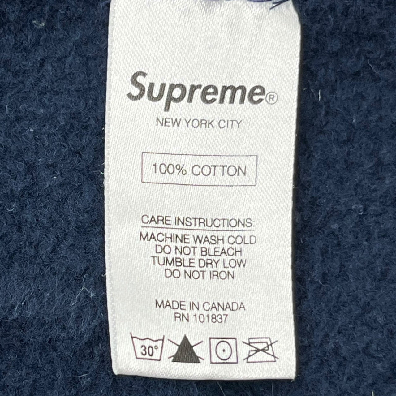SUPREME(シュプリーム) 15AW Box Logo Crewneck Sweatshirt ボックスロゴ クルーネック スウェット SIZE S ネイビー×レッド 株式会社ワングラム 15FW