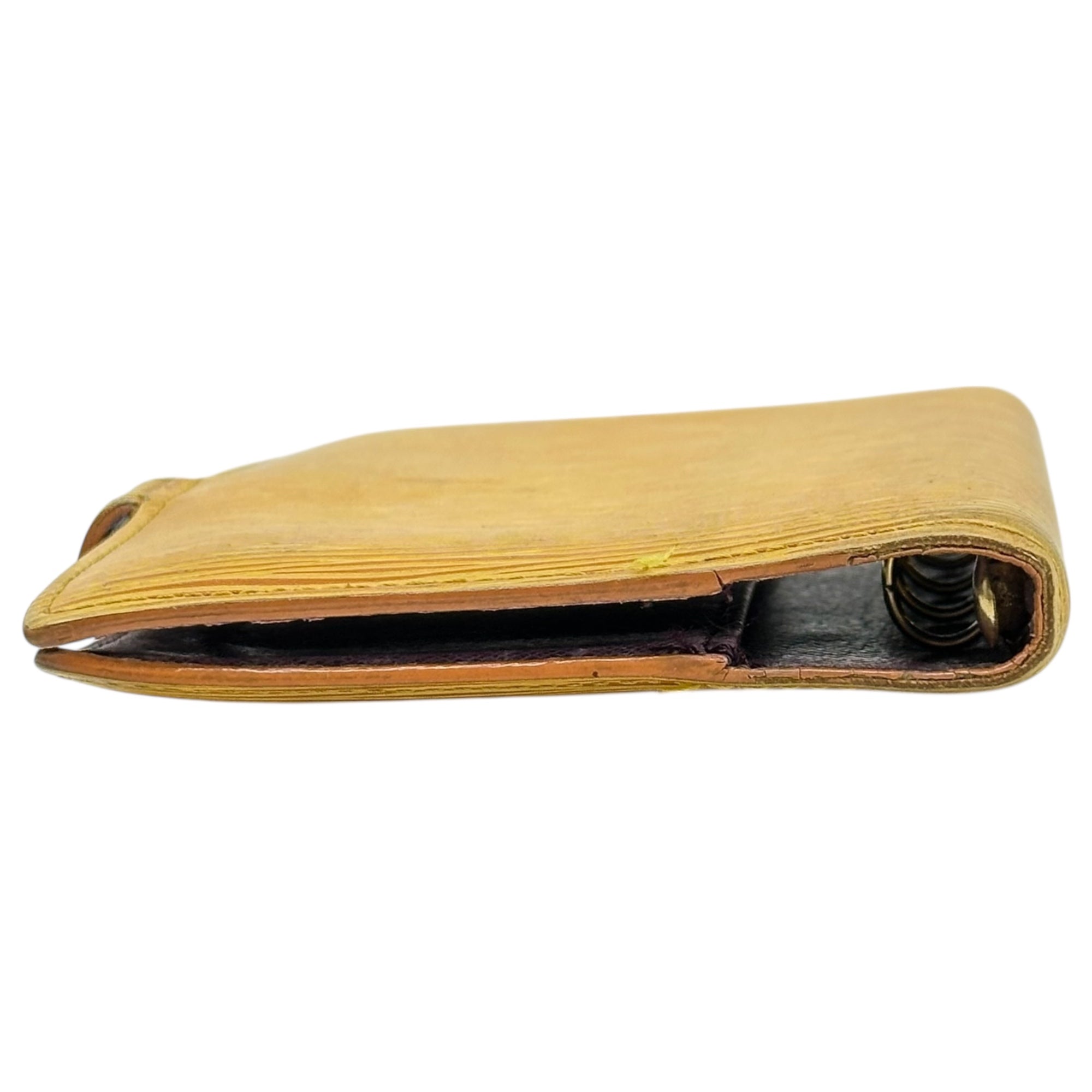 LOUIS VUITTON(ルイヴィトン) 96's アジェンダPM 手帳カバー 96年製 型番:R20059 イエロー 製造番号:CA1906