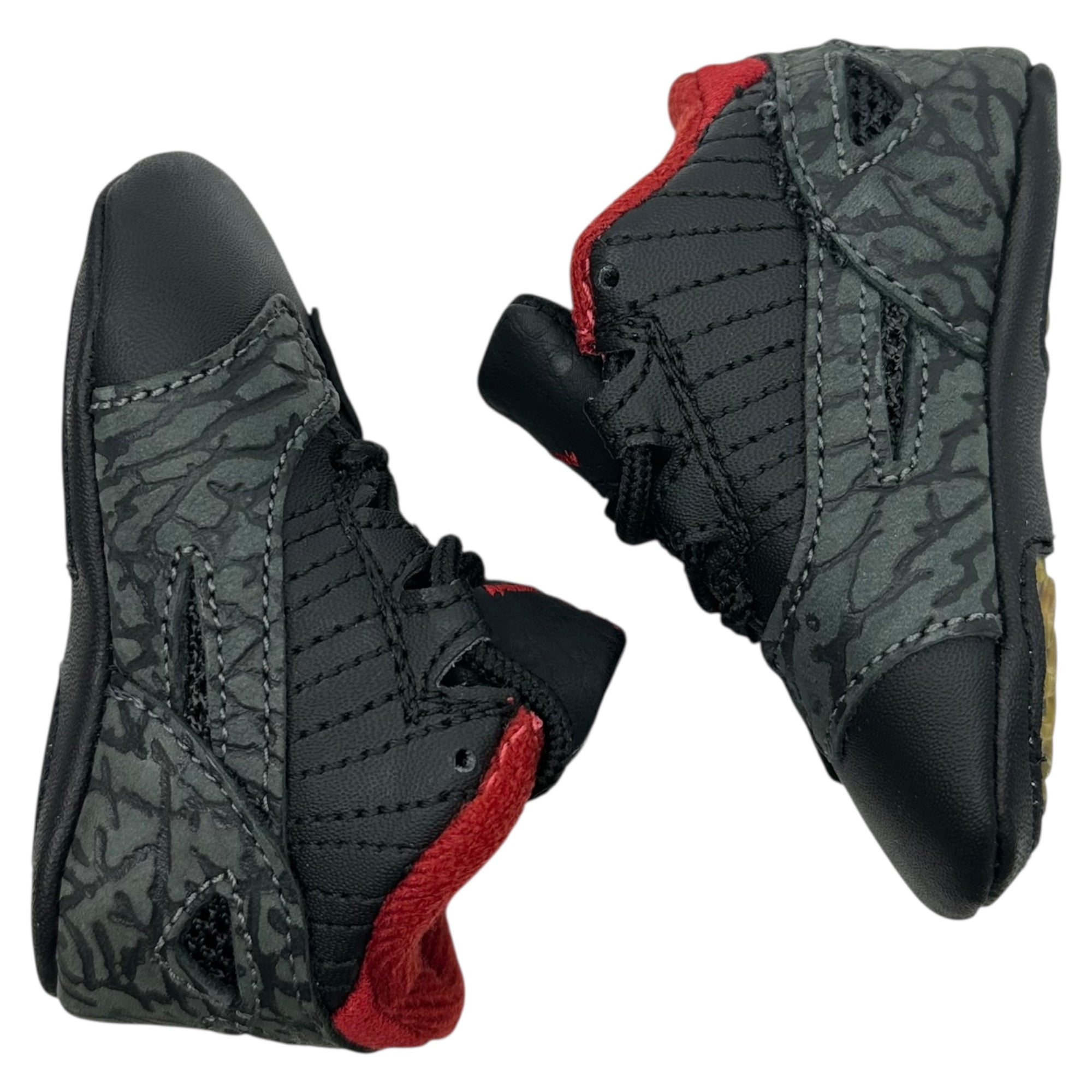 NIKE(ナイキ) 2004 FIRST JORDAN 11 RETRO LOW ファースト ジョーダン 11 レトロ ロー 306005-061 US 1C(7cm) ブラック×レッド セメント エレファント キッズ ベイビー スニーカー