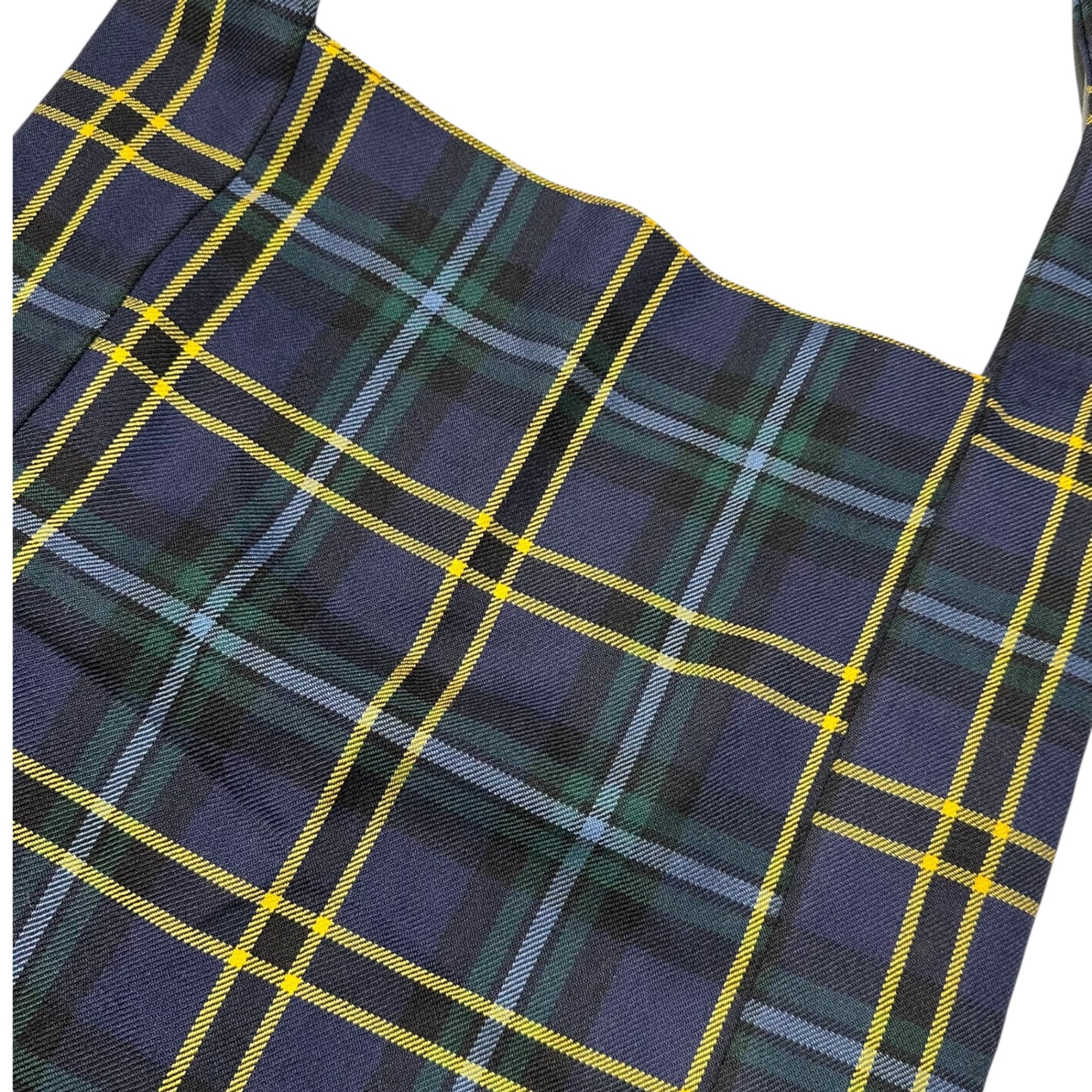 COMME des GARCONS COMME des GARCONS(コムデギャルソンコムデギャルソン) France made Tartan Check Wool Shoulder Bag タータンチェック ウール ショルダー バッグ S7SC07 ネイビー×グリーン フランス製