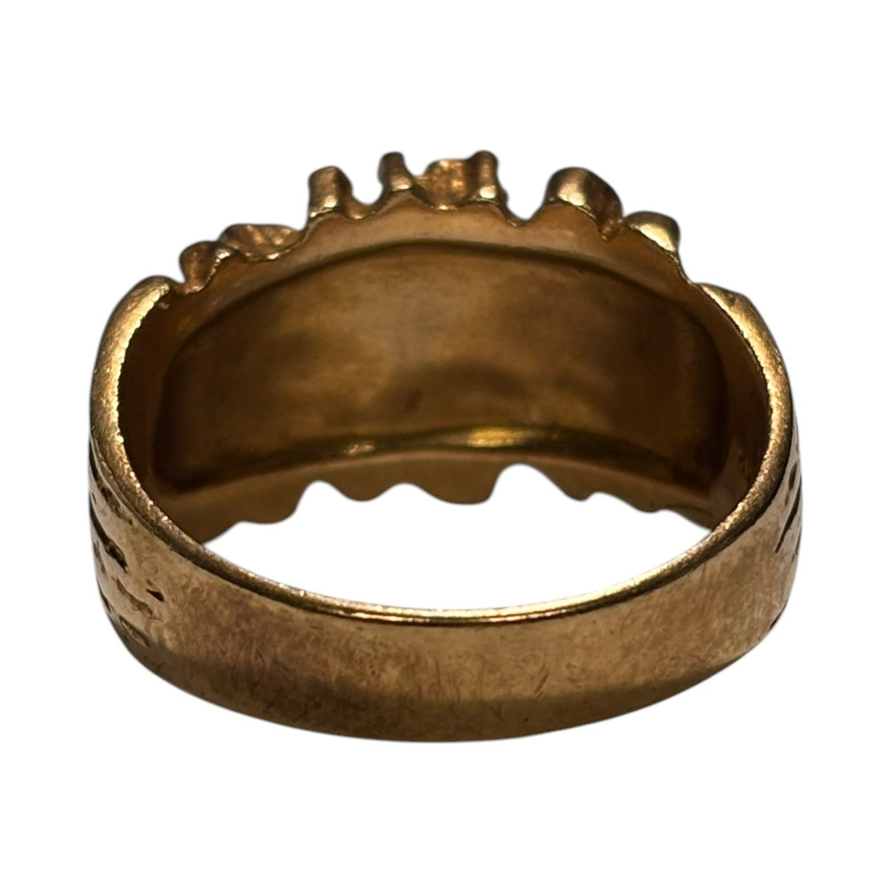 VINTAGE(ヴィンテージ) 90's 14K Nugget Ring ナゲット リング 21号 ゴールド VN刻印 90年代 指輪 重さ:9.2g