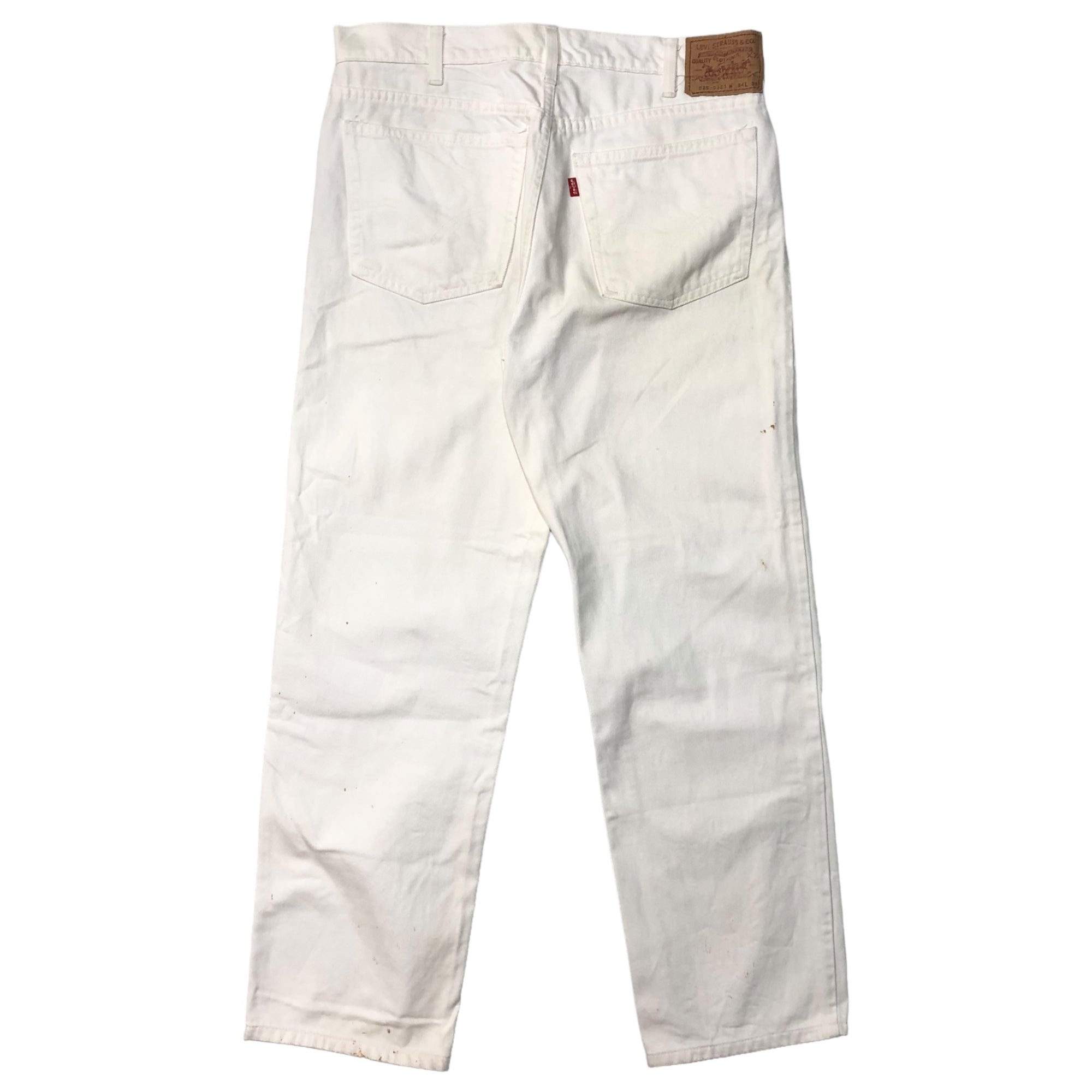 Levi's(リーバイス) 80's straight white denim pants ストレート ホワイト デニム パンツ 525-03 W34 ホワイト ヴィンテージ 80年代