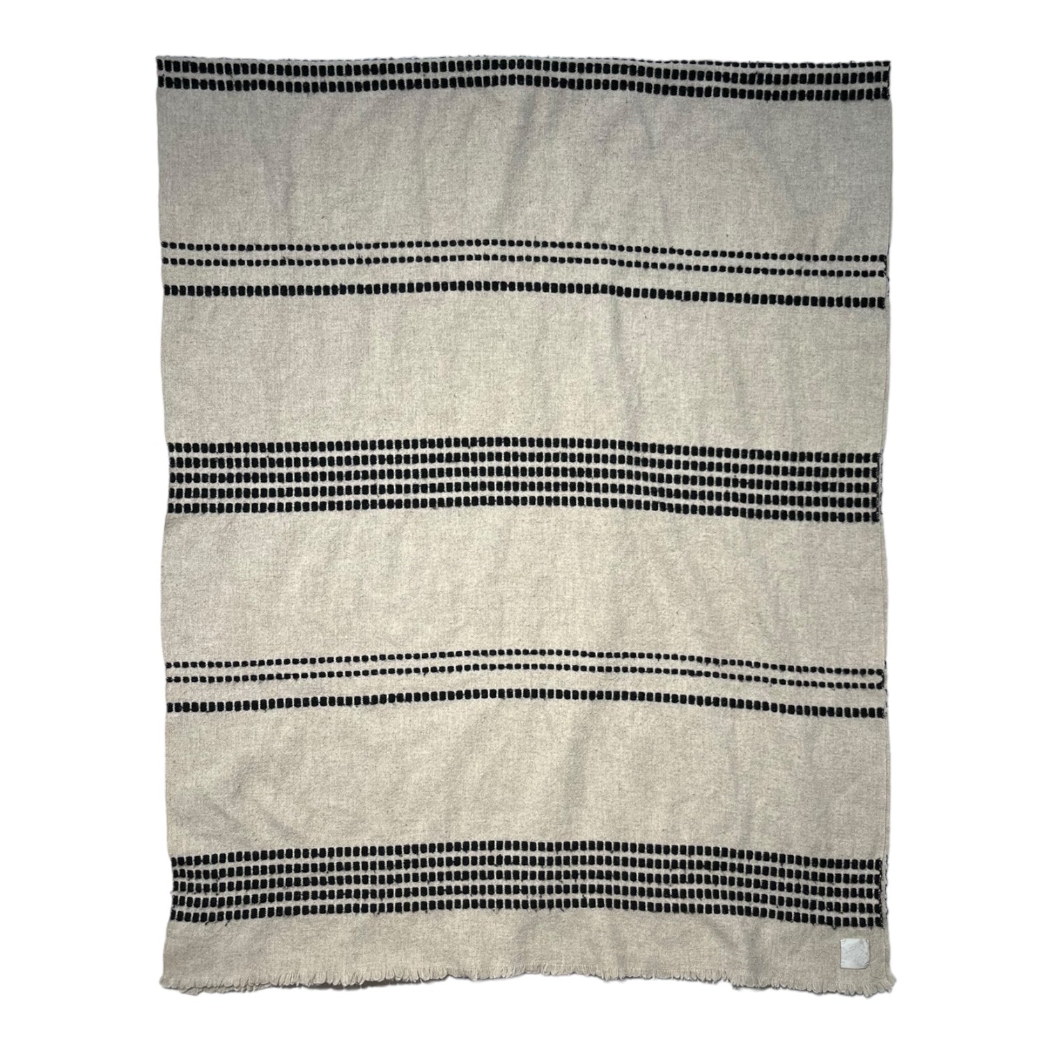 SUNSEA(サンシー) 19AW DOMGOROSU STOLE ドンゴロス ストール カシミヤ混 マフラー 19A74 SIZE FREE ベージュ×ブラック