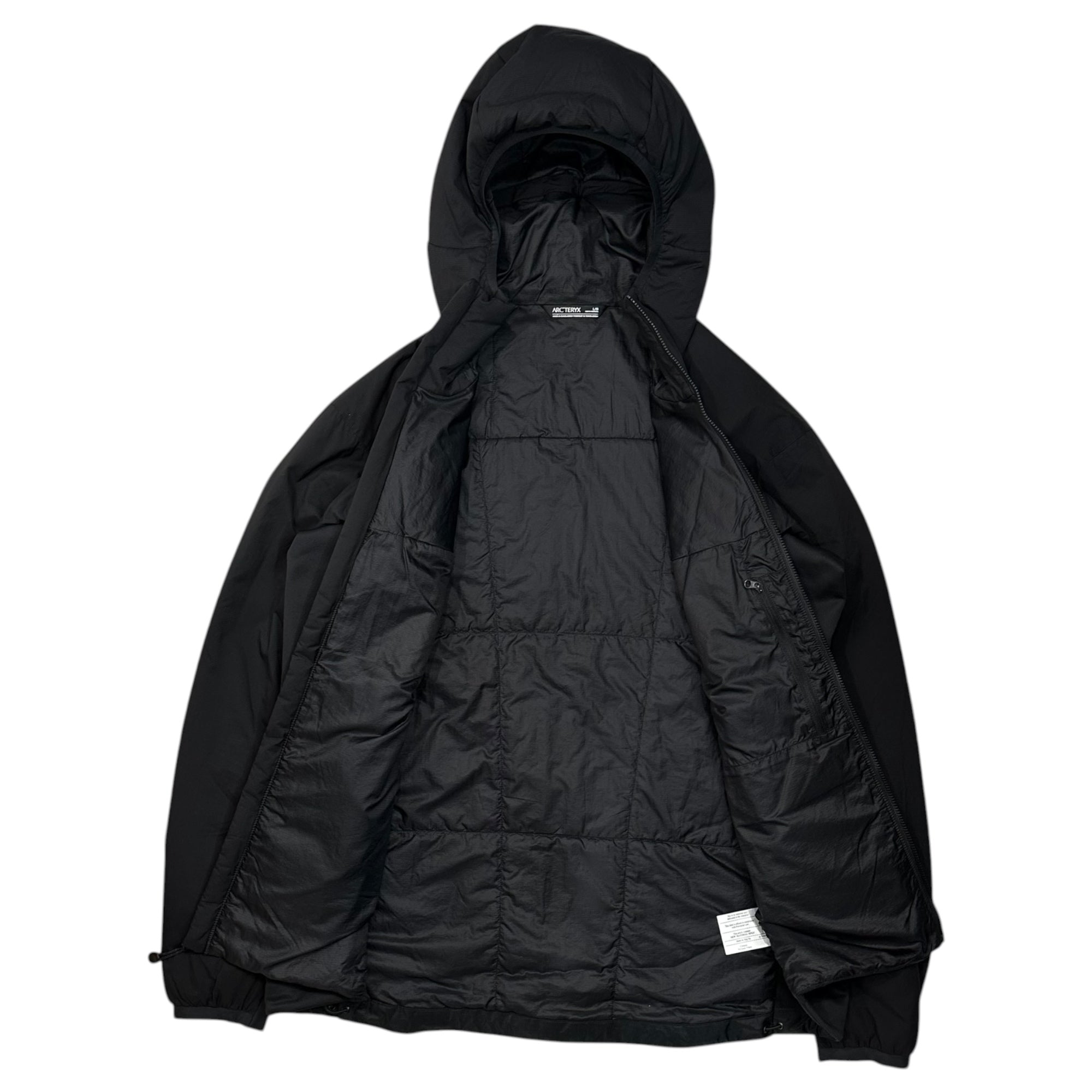 ARC'TERYX(アークテリクス) ATOM LT HOODY MEN'S アトム フーディ 中綿 24477-117560 L ブラック