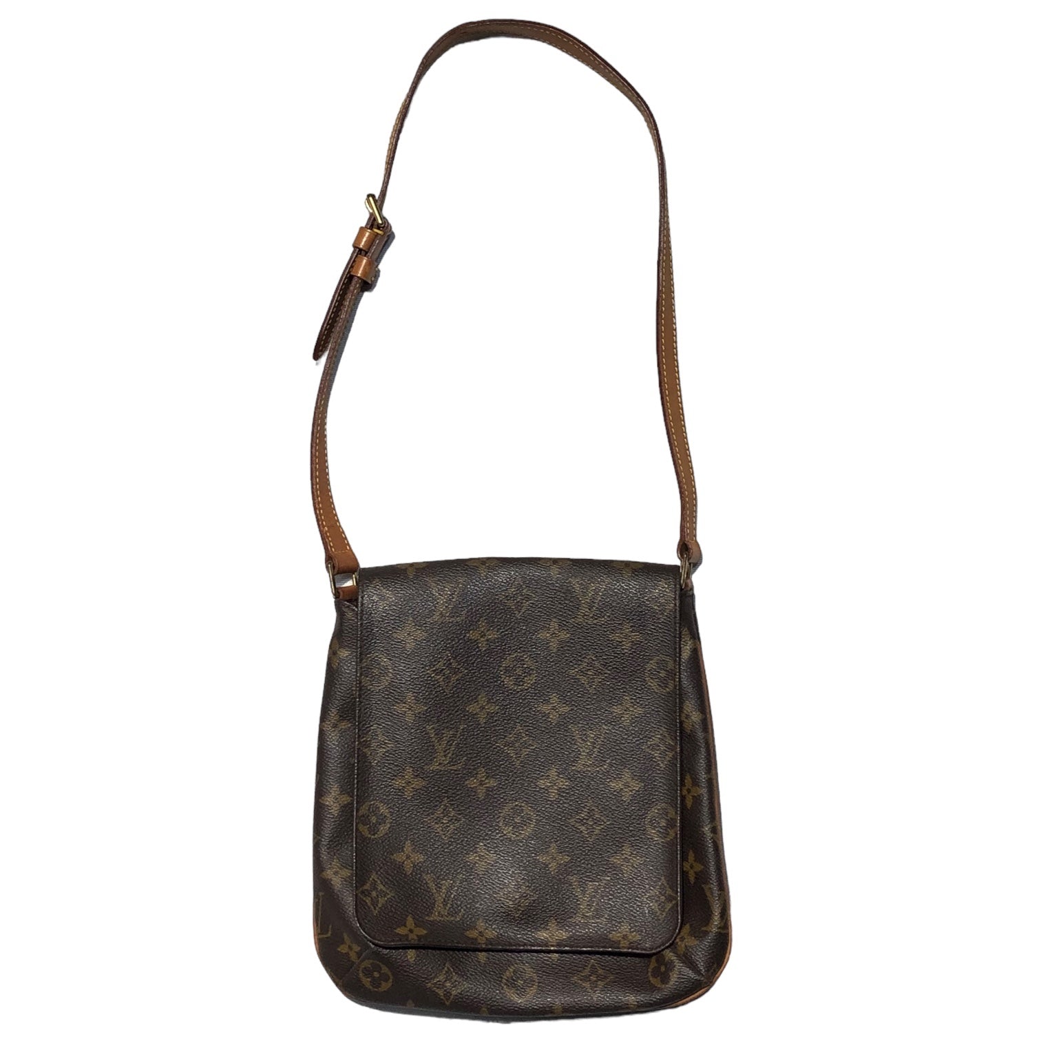 LOUIS VUITTON(ルイヴィトン) Musette Salsa Short ミュゼット サルサ ショート モノグラム ショルダーバッグ M51258 ブラウン SD0050