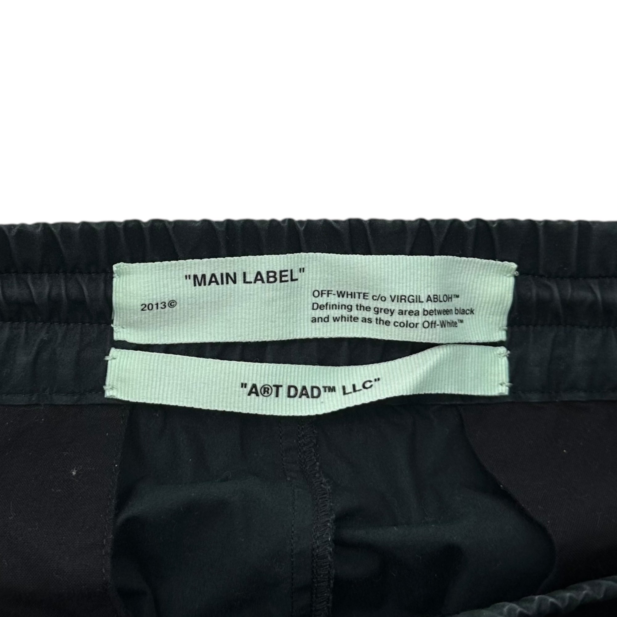 Off-White(オフホワイト) Gimmick zip buckle jogger pants ギミック ジップ バックル ジョガー パンツ OMCA069S18938008 L ブラック ヴァージルアブロー カーゴ