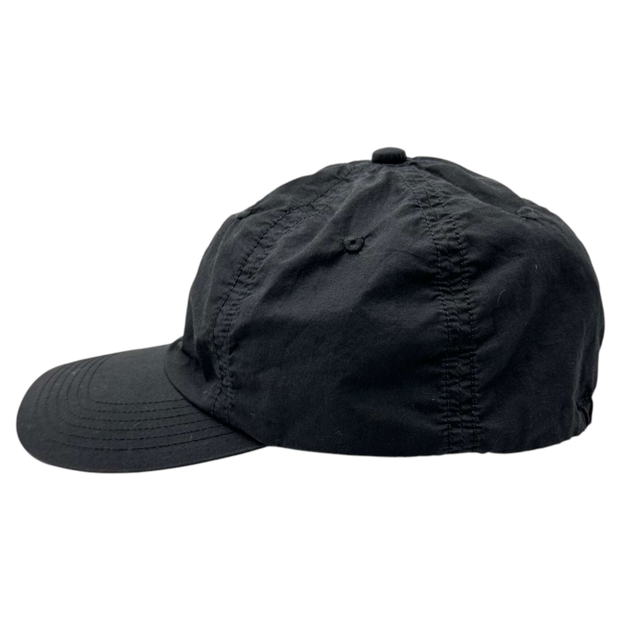 KIJIMATAKAYUKI(キジマタカユキ) Cotton linen typewriter 6-panel cap コットン リネン タイプライター 6パネル キャップ 201220 ブラック 帽子