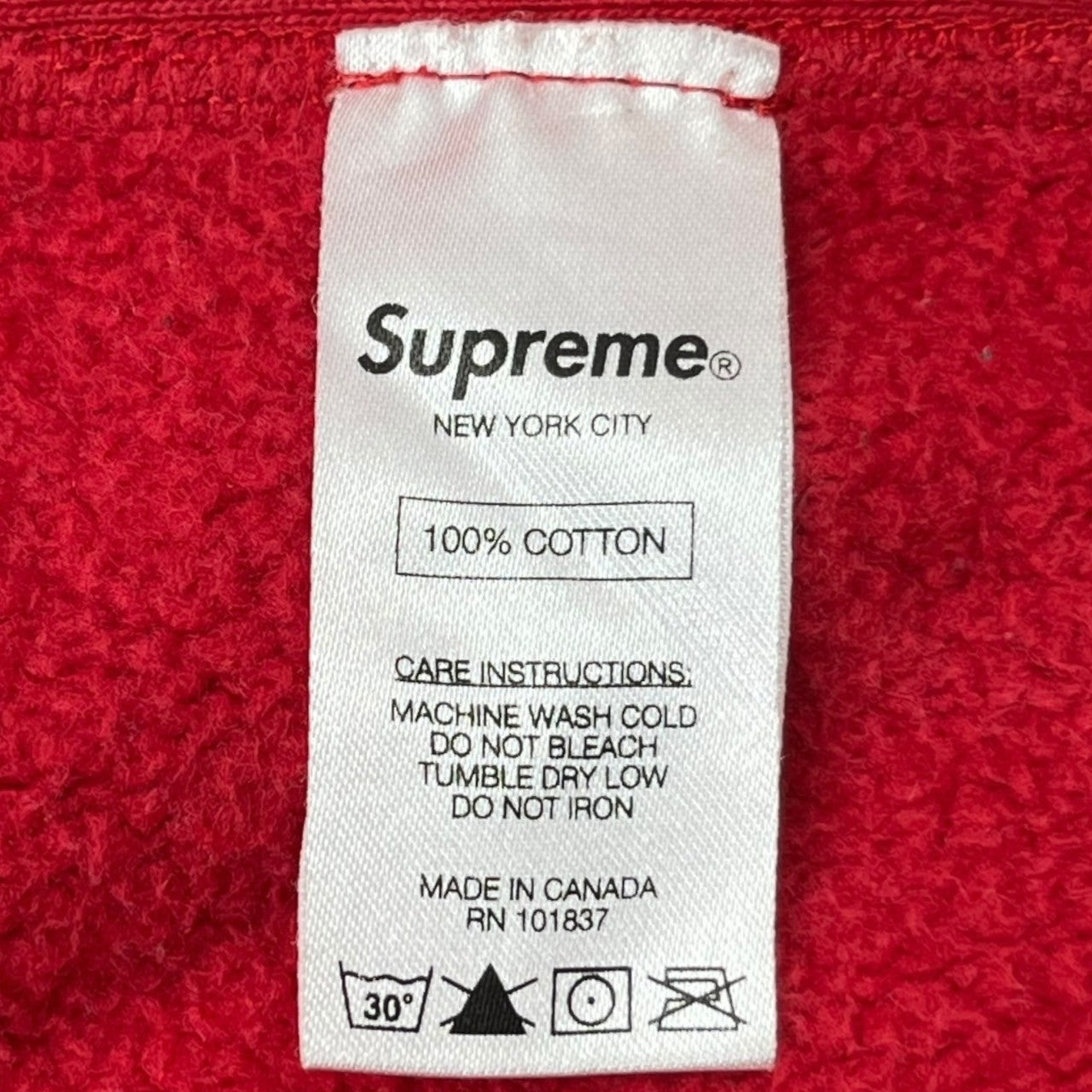 SUPREME(シュプリーム) 16AW Box Logo Hooded Sweatshirt ボックスロゴ フーディー M レッド プルオーバー パーカー