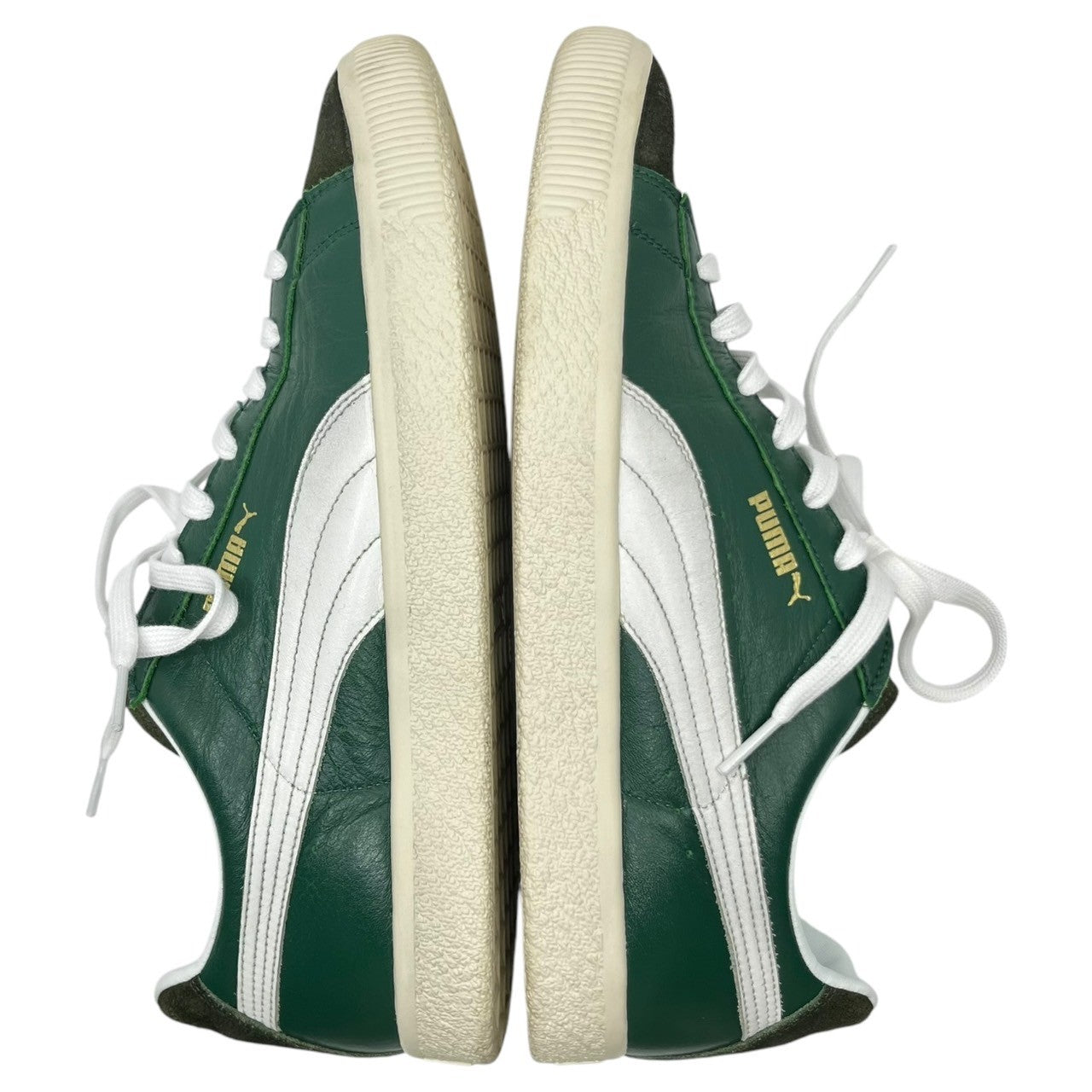 PUMA×ATMOS×SOMA(プーマ×アトモス×ソーマ) MADE IN JAPAN SUEDE VTG MIJ スウェード ローカット スニーカー 394682-01 26cm グリーン×ホワイト 箱付 コラボ