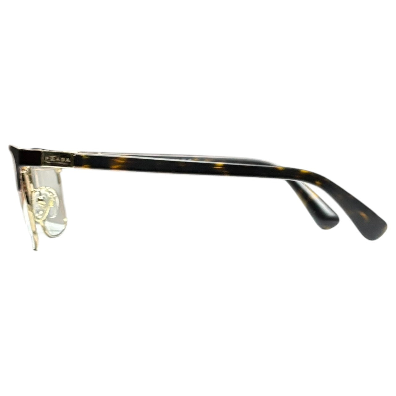 PRADA(プラダ) Square Full Rim Frames glasses スクエア型 フルリム フレーム メガネ VPR54T 55□19-140 ブラウン 眼鏡