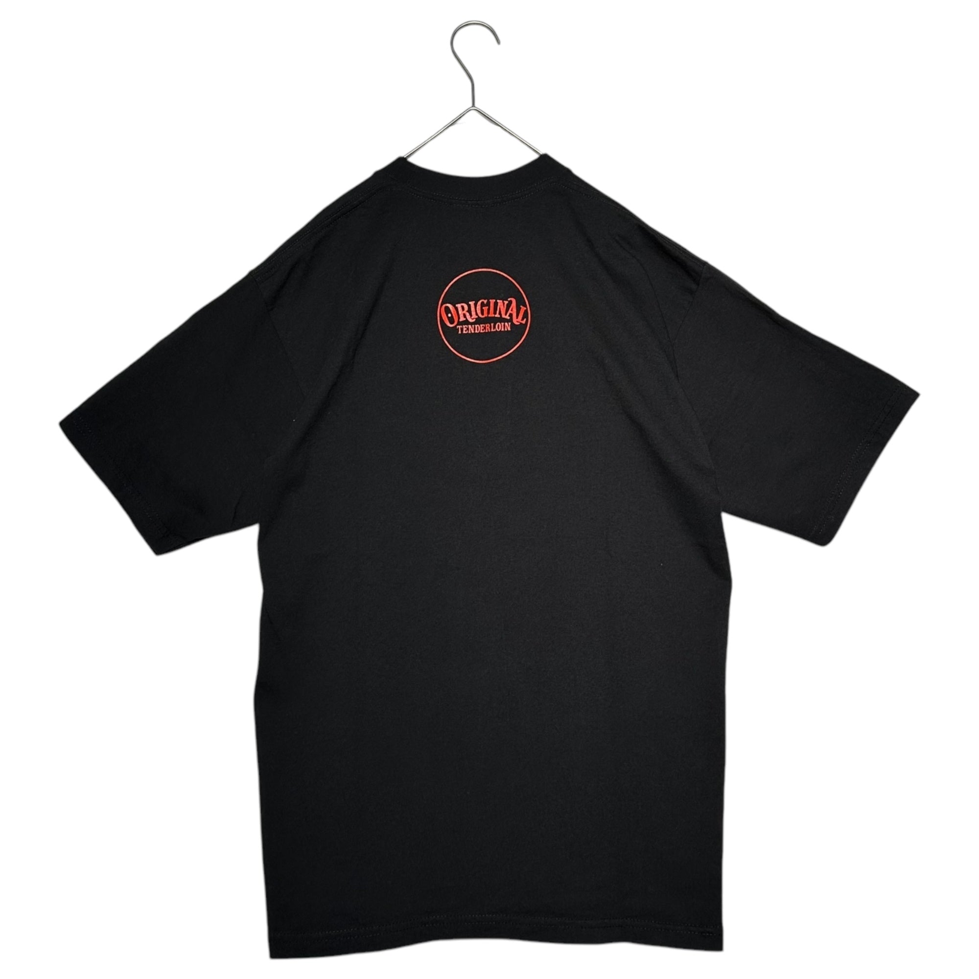TENDERLOIN(テンダーロイン) ON TEE オールドニック ボルネオスカル Tシャツ L ブラック×レッド PRO CLUB