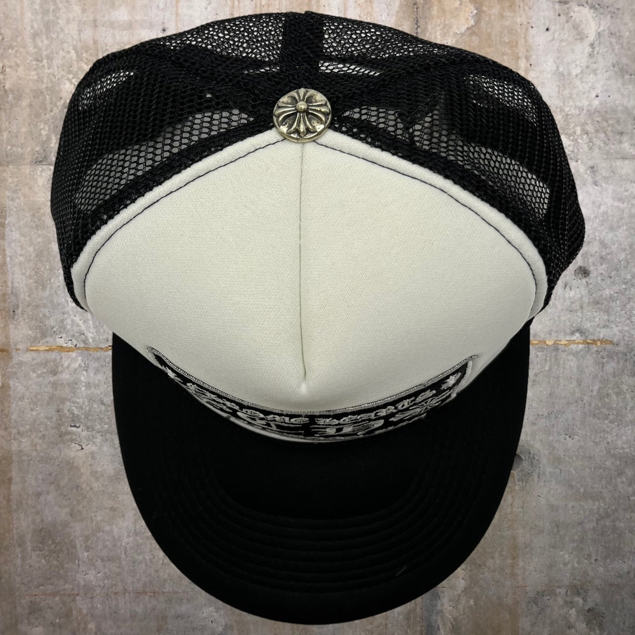 CHROME HEARTS(クロムハーツ) TRUCKER FUCK CAP/クロスボール トラッカーキャップ/帽子 ブラック