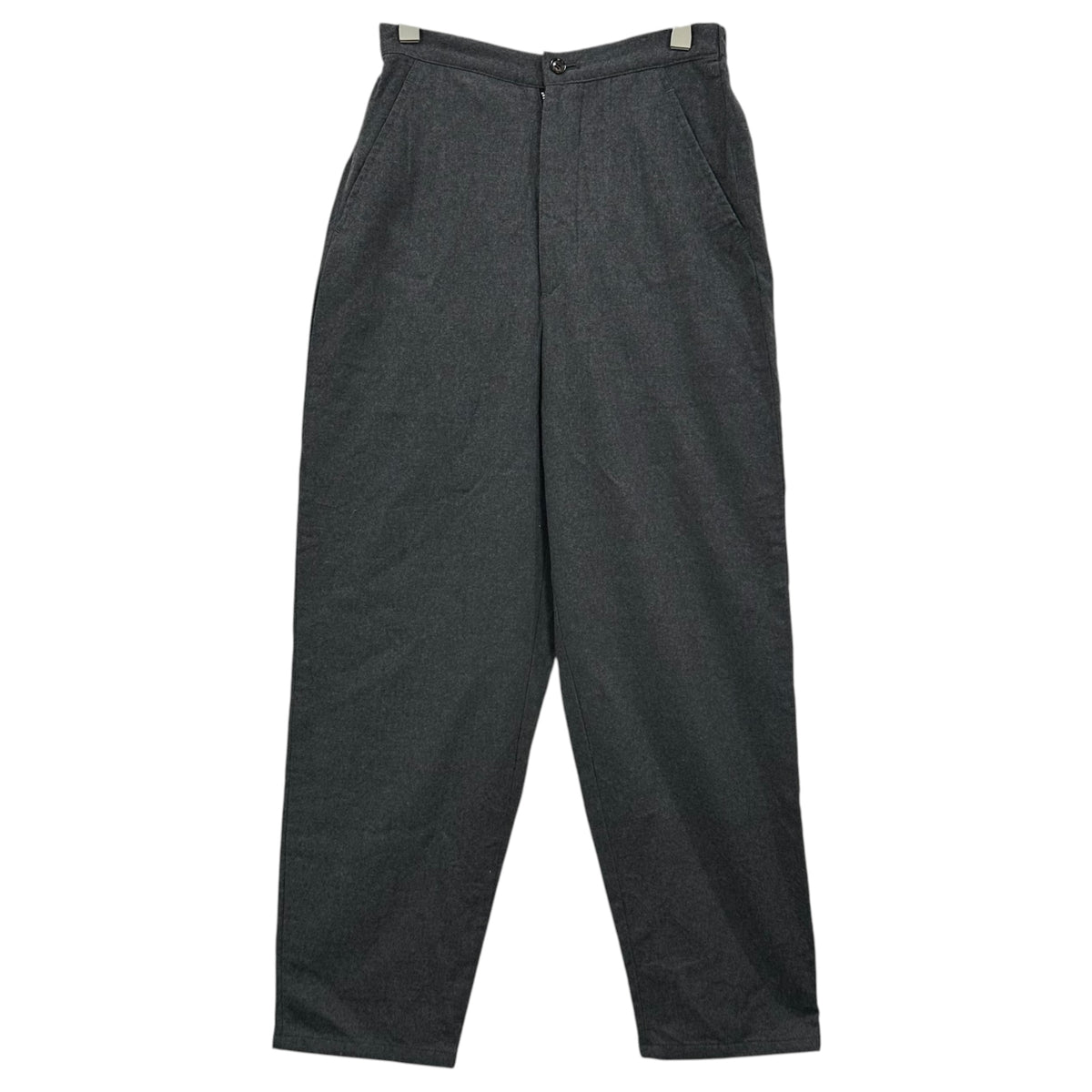 COMME des GARCONS(コムデギャルソン) 1980's Wool Easy Slacks ウール イージー スラックス パンツ P-050220 FREE グレー AD表記無 80年代前半製造品 アーカイブ