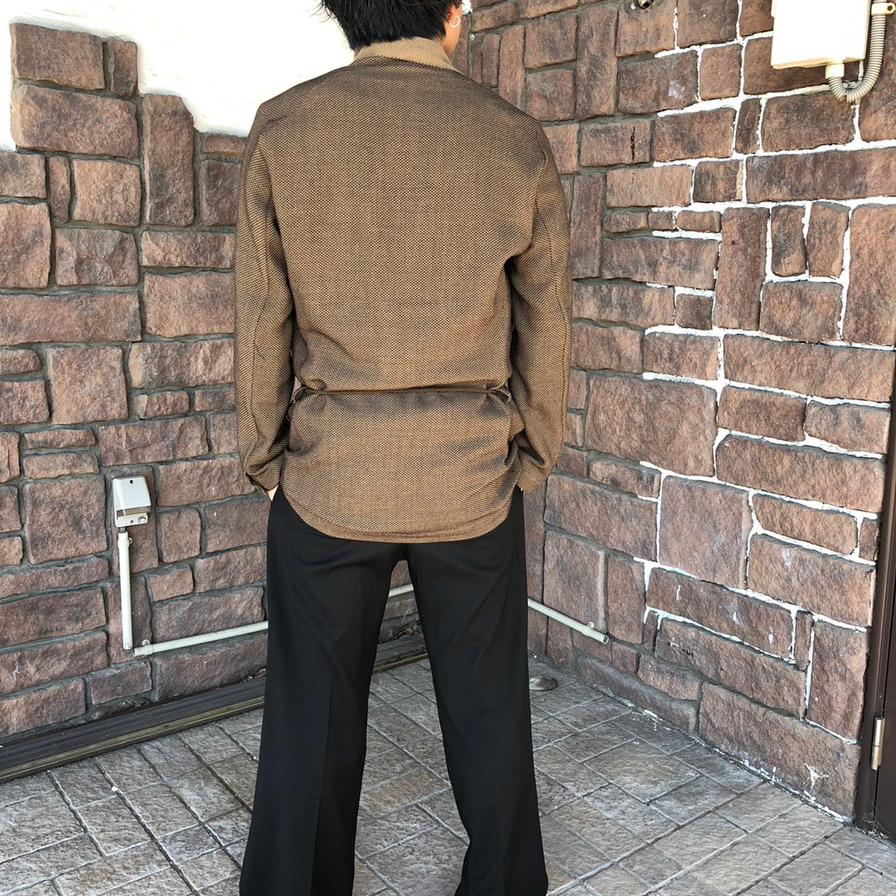 the Sakaki(ザサカキ) 居間着/imagi/羽織/カーディガン/ジャケット S ブラウン 廃版ブランド