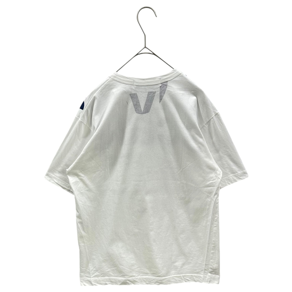 COMME des GARCONS SHIRT(コムデギャルソンシャツ) 2000 ete Print Crew Neck T-Shirt プリント クルーネック Tシャツ S ホワイト×ブルー
