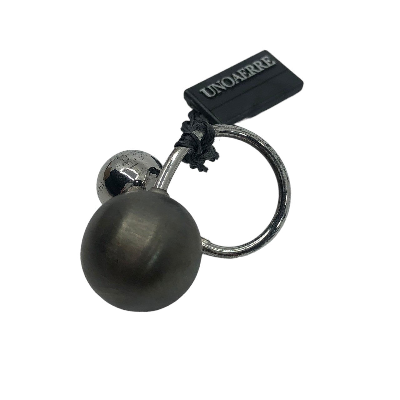 UNOAERRE(ウノアエレ) double ball silver ring ダブル ボール シルバー リング silver925 21939 13号(調整可能) シルバー 箱付