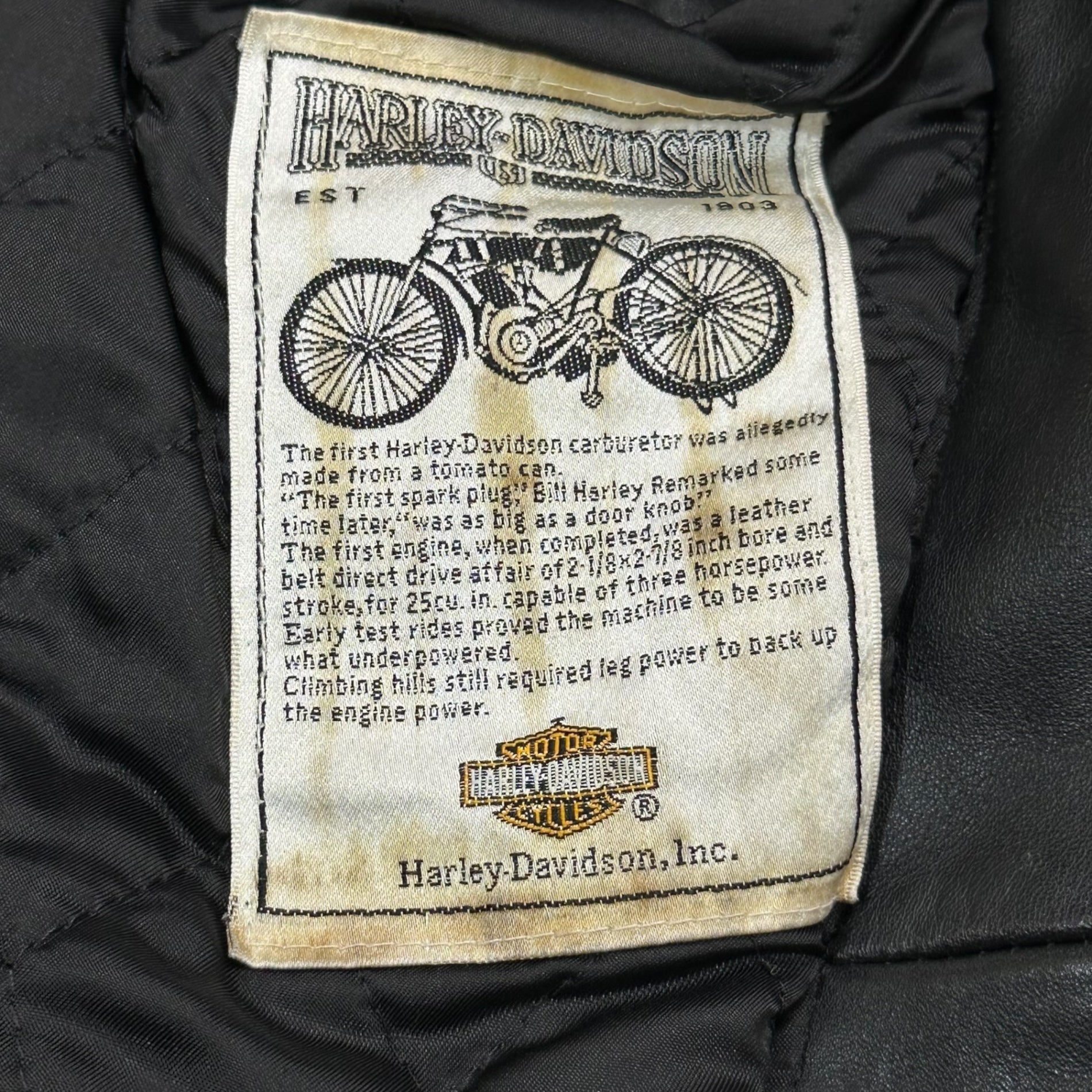 HARLEY DAVIDSON(ハーレーダビッドソン) Double Riders Jacket ダブル ライダース ジャケット 38(M程度) ブラック レザー