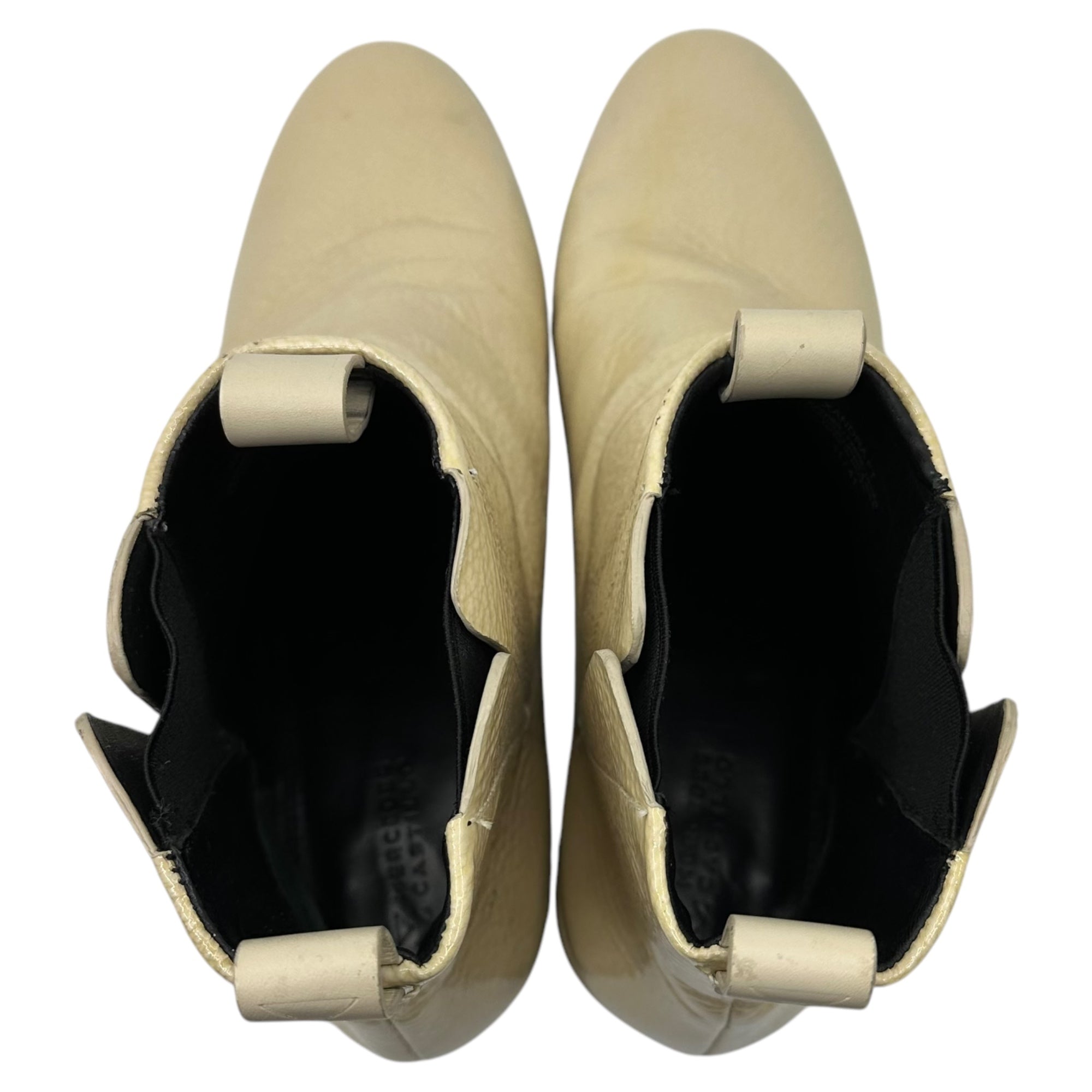 MERCEDES CASTILLO(メルセデス カスティロ) side gore leather boots サイドゴア レザー ブーツ 41(25.5cm程度) アイボリー