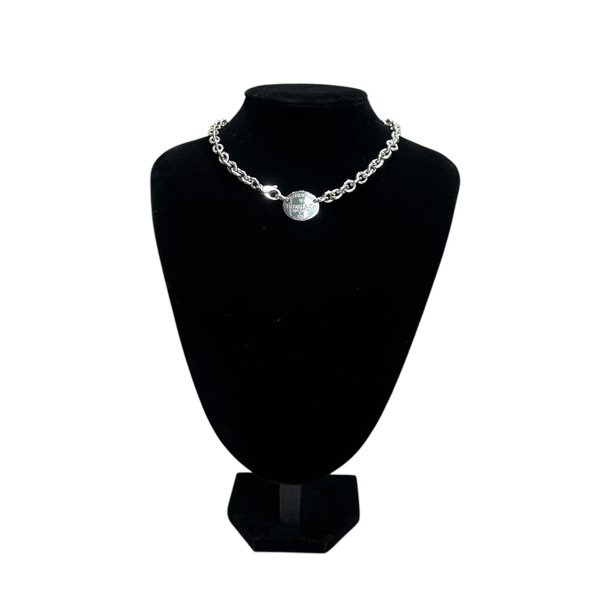 TIFFANY & CO.(ティファニー) Round Return to Chain Necklace ラウンド リターントゥ チェーン ネックレス シルバー ブレスレットとして併用可能