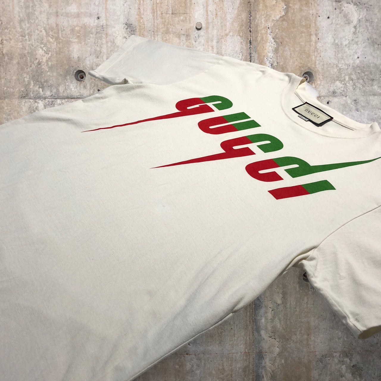 GUCCI(グッチ) Blade T-shirt/ロゴTシャツ 565806 L ホワイト