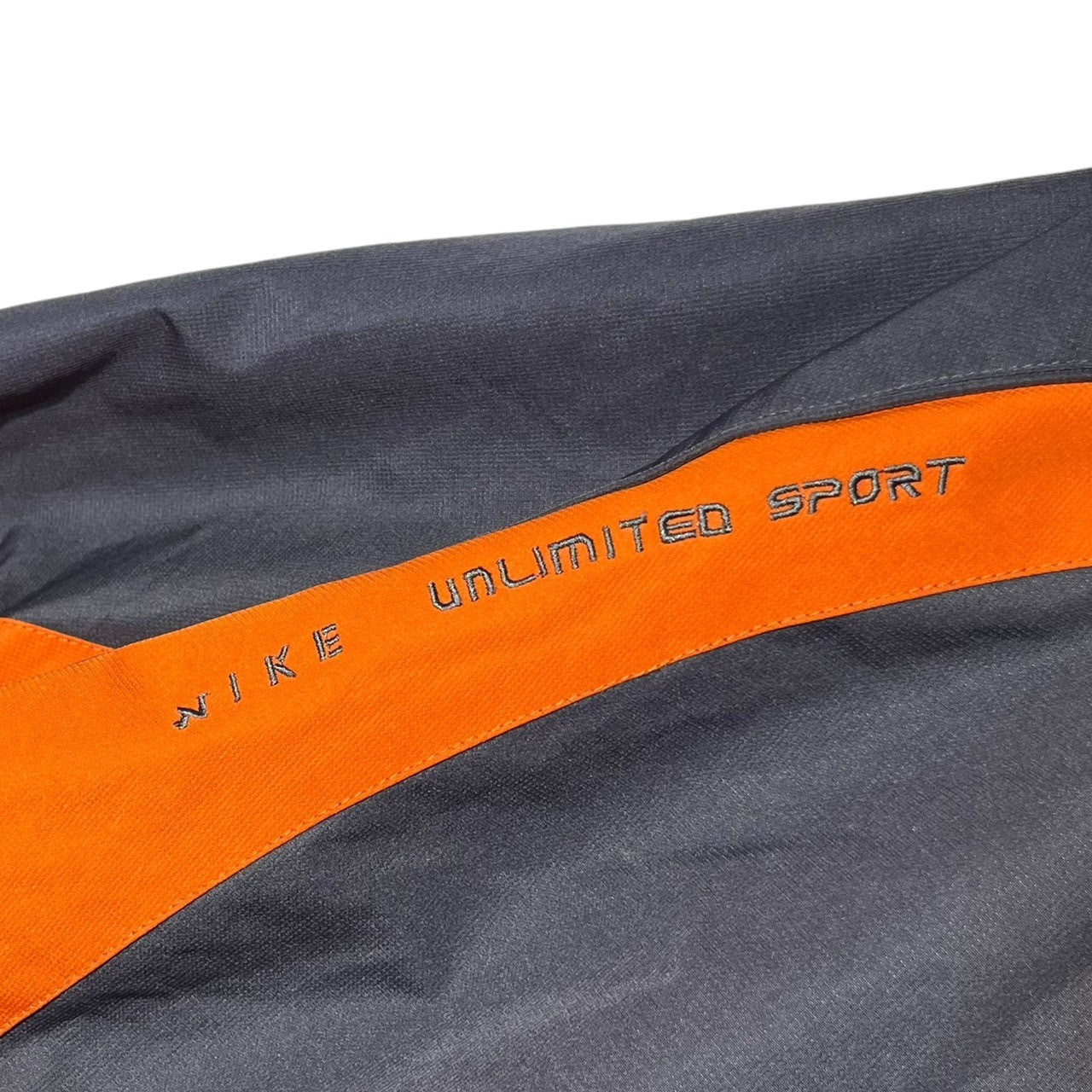 NIKE ACG(ナイキエーシージー) 00's Unlimited Sport Hooded Fleece Lined Jacket フリース マウンテンパーカー グレー×オレンジ ジャケット
