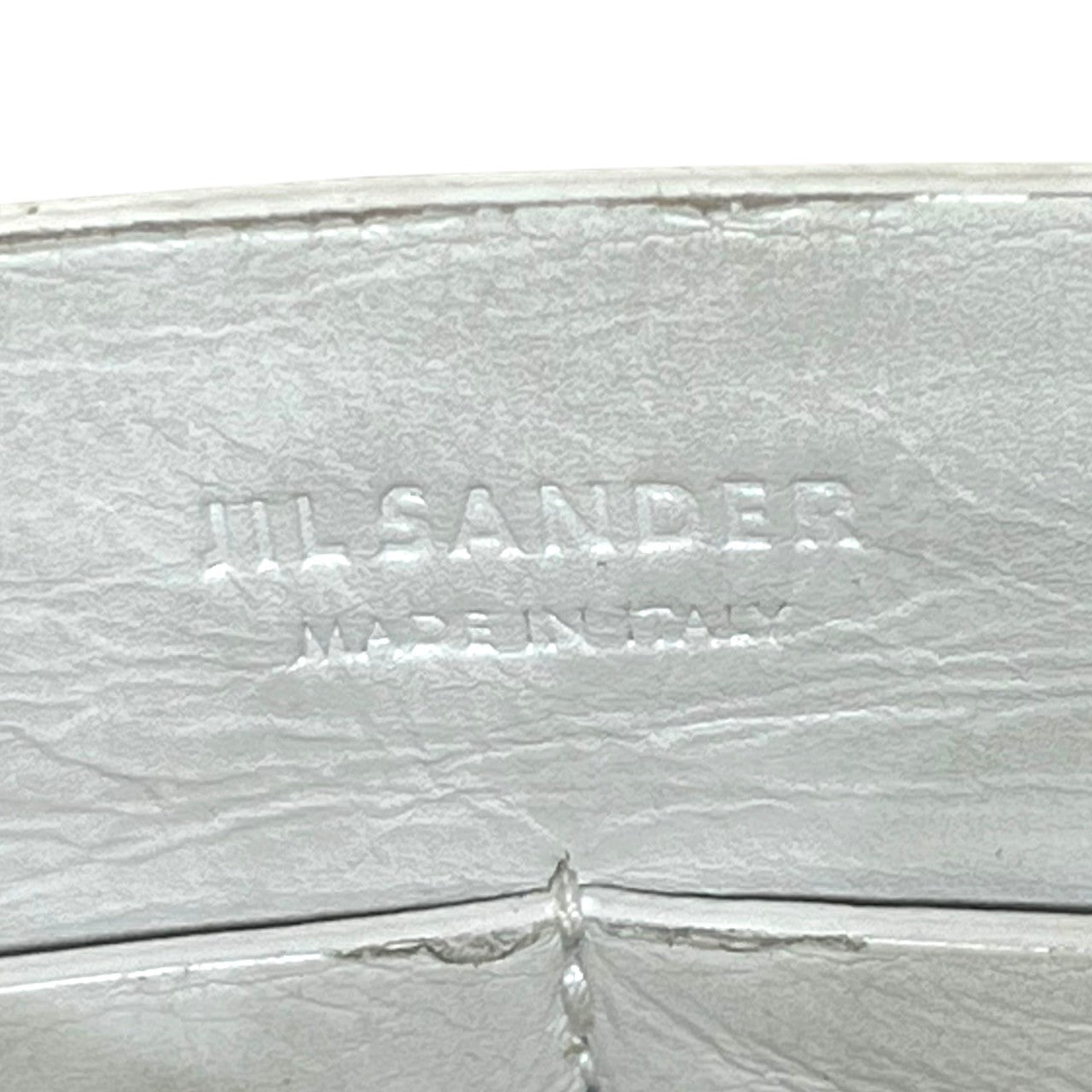 JIL SANDER(ジルサンダー) Tangle midium タングル ミディアム ショルダー バッグ レザー ホワイト