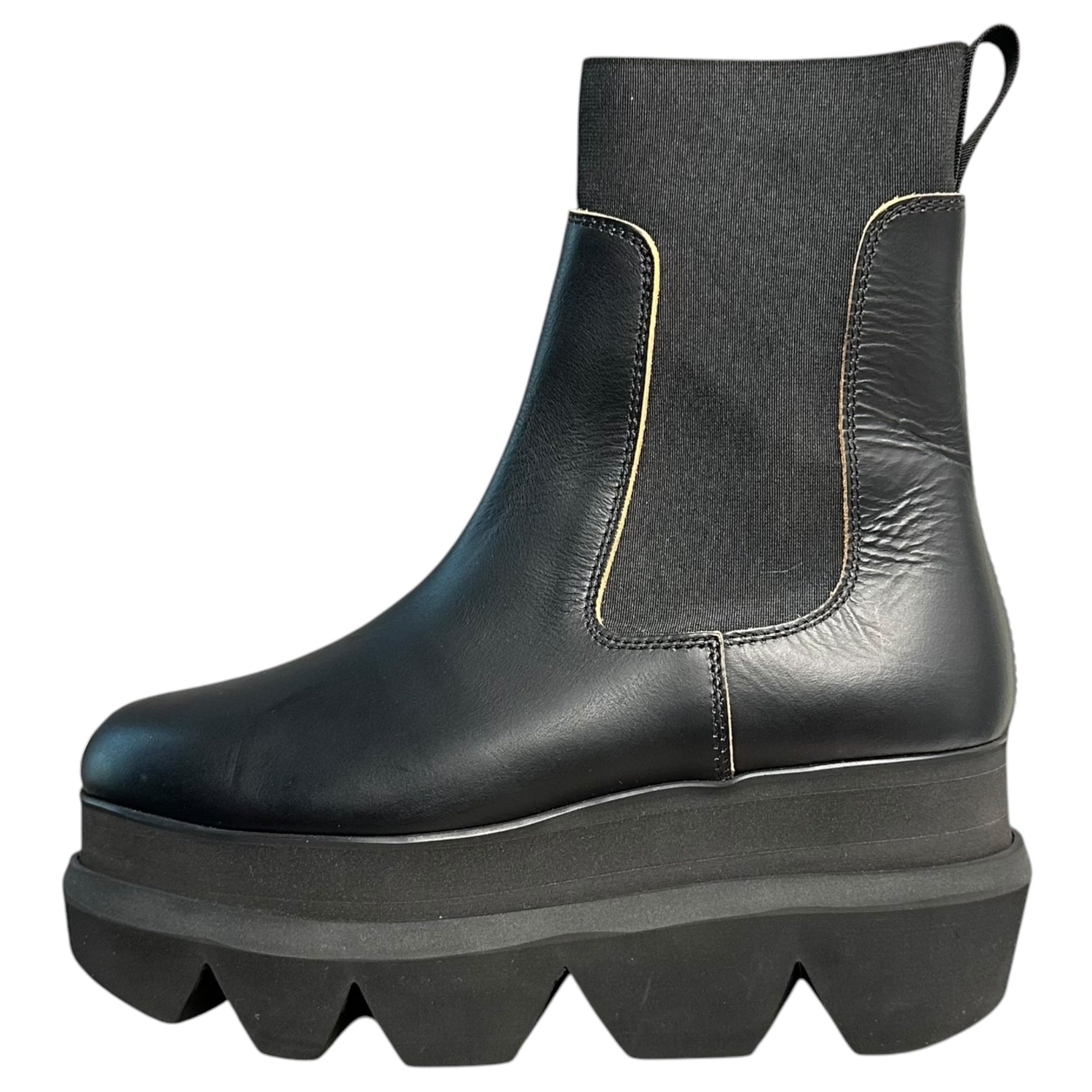 sacai(サカイ) Chelsea Boots 厚底 チェルシー ブーツ SCW-257 39 ブラック サイドゴア