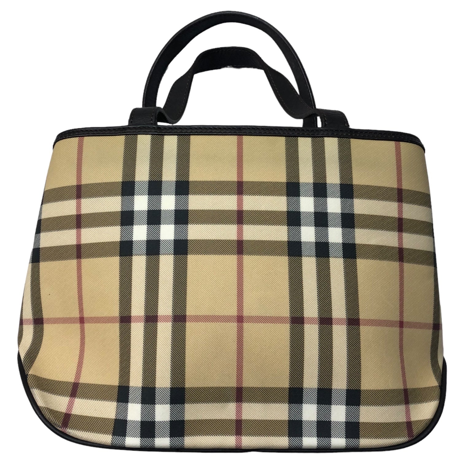BURBERRY(バーバリー) ノヴァチェック ハンドバッグ ベージュ イタリア製 トート 鞄