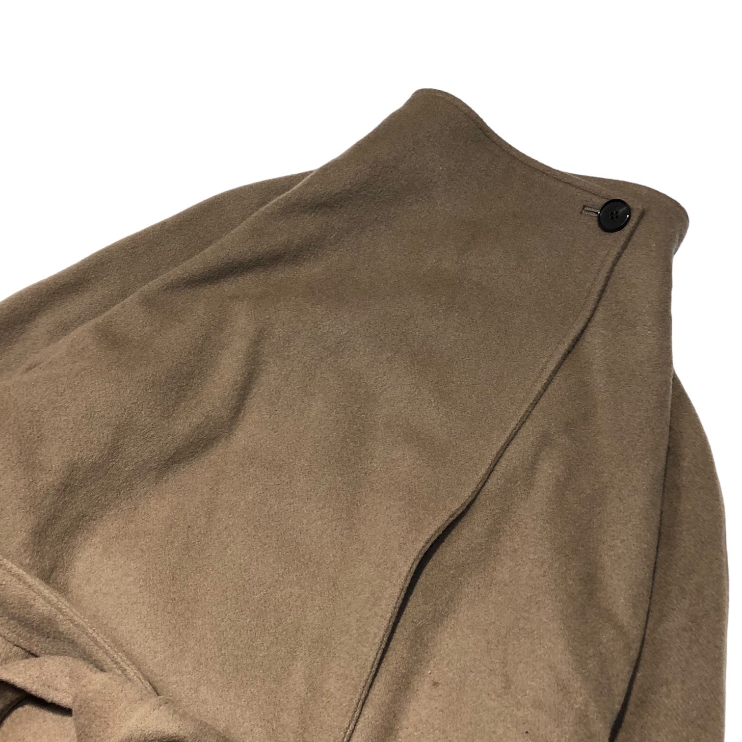 nano UNIVERSE(ナノユニバース) PECOLLAMB ウールビーバーロングモックネックコート 6693211304 M モカ グレージュ系 完売品