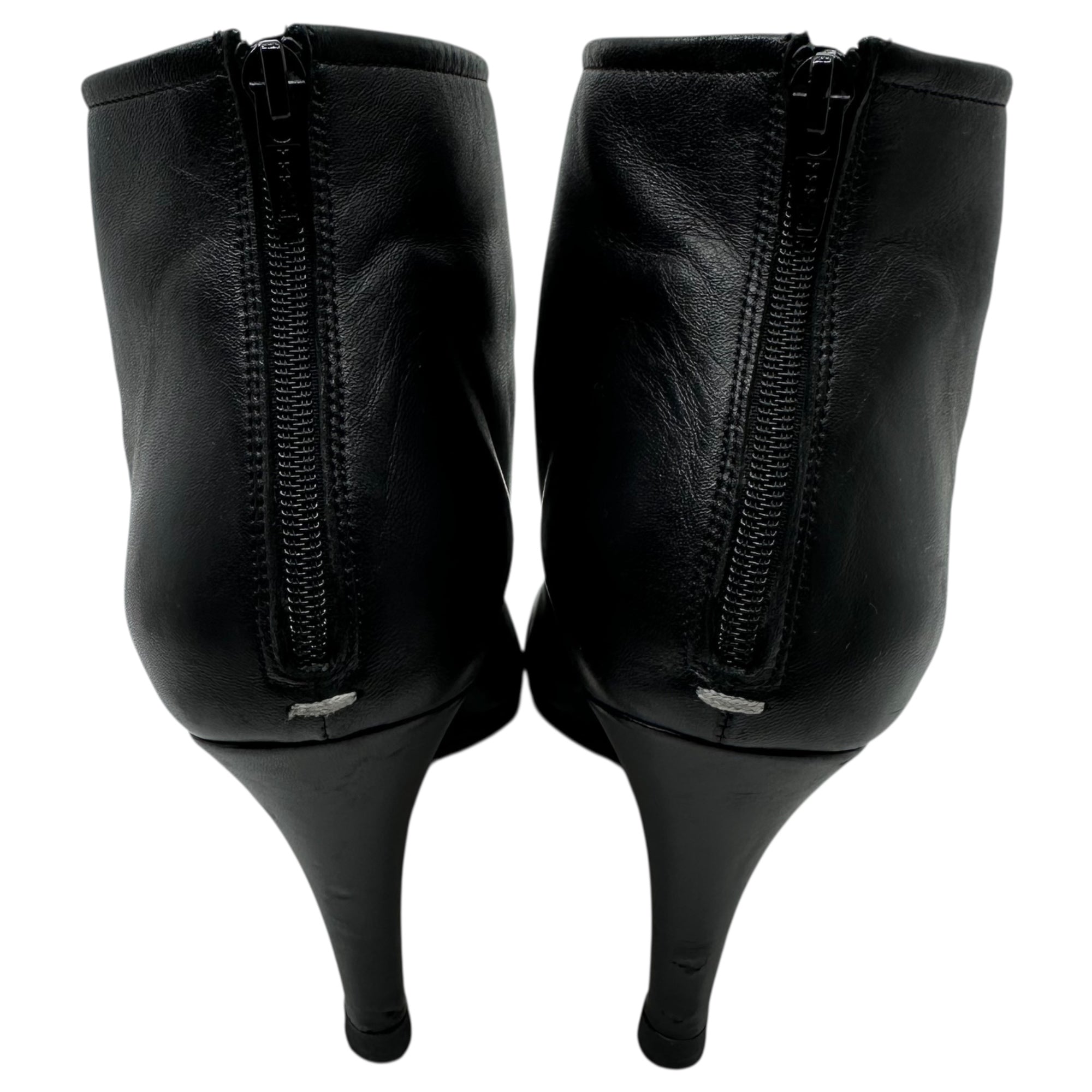 MAISON MARGIELA(メゾンマルジェラ) 19AW TABI STILETTO ANKLE BOOTS 足袋 ピン ヒール アンクル ブーツ S58WU0272 37(23.5~24.cm程度) ブラック 箱付属 タビ