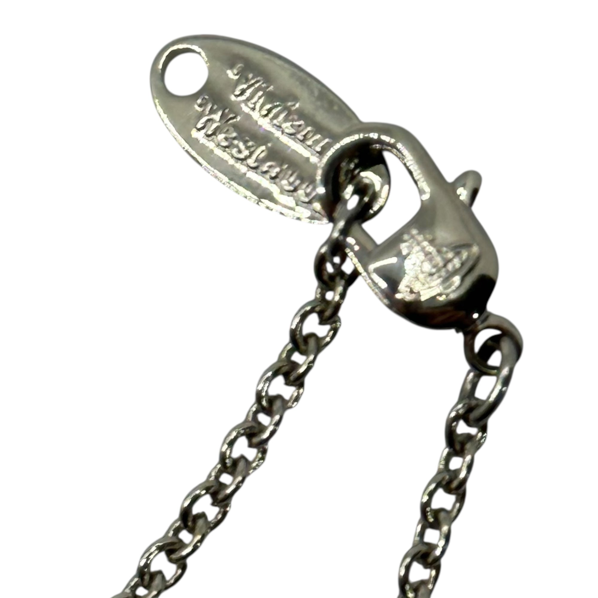 Vivienne Westwood(ヴィヴィアンウエストウッド) Diamante Heart Orb necklace ディアマンテ ハート オーブ ネックレス シルバー