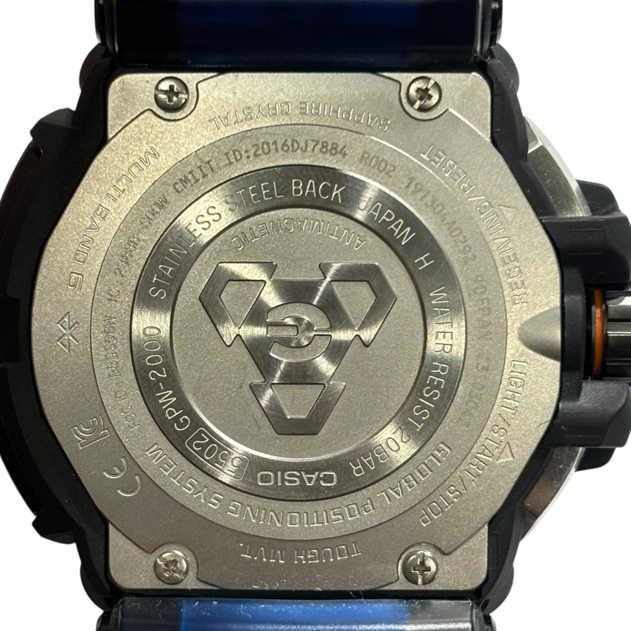 CASIO(カシオ) G-SHOCK MASTER OF G - AIR GRAVITYMASTER ジーショック グラビティマスター 電波ソーラー 腕時計 GPW-2000-1A2JF ブラック×ネイビー GPS Bluetooth 電波ソーラー アナログ