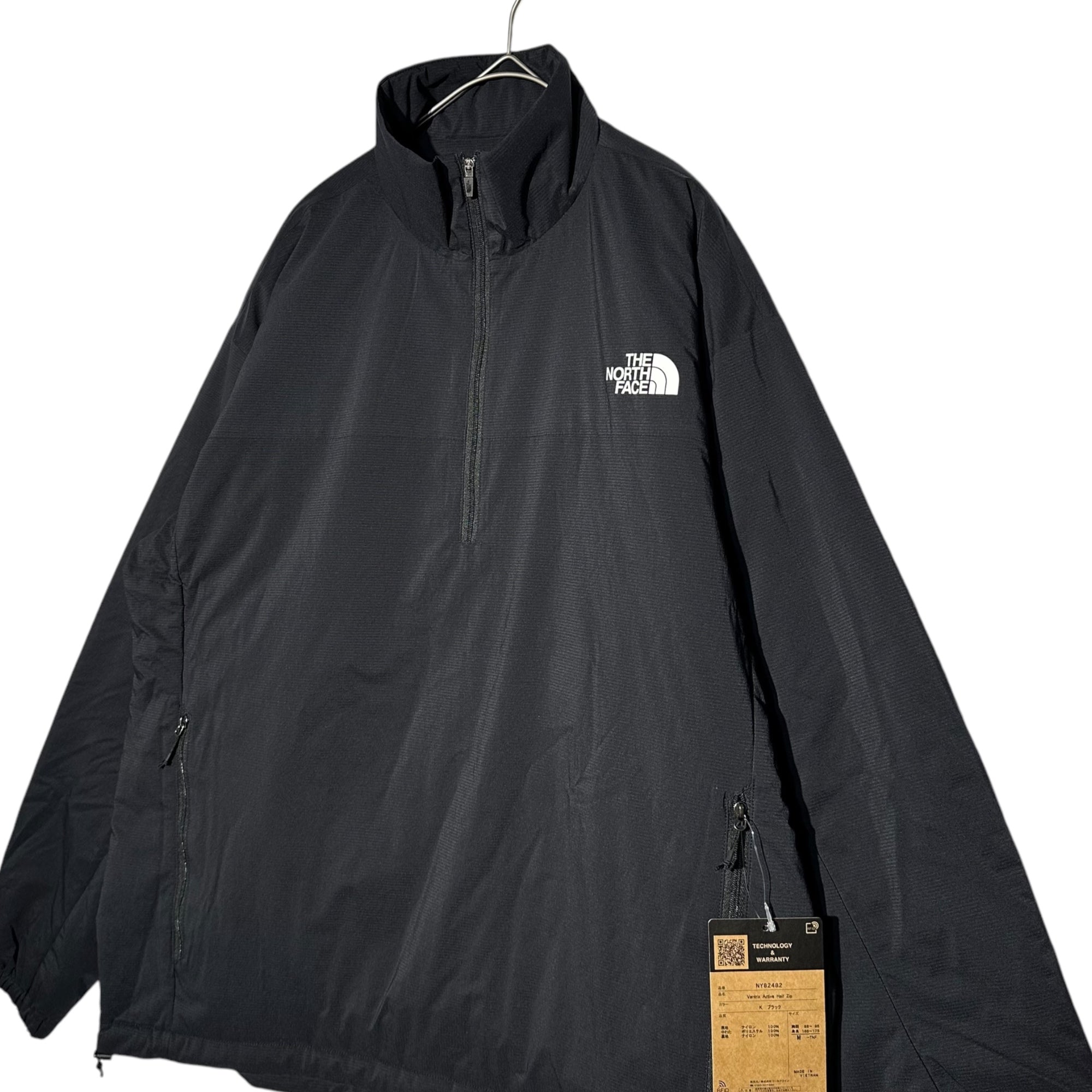 THE NORTH FACE(ノースフェイス) Ventrix Active Half Zip ベントリックス アクティブ ハーフ ジップ 中綿 プルオーバー NY82482 M ブラック ジャケット